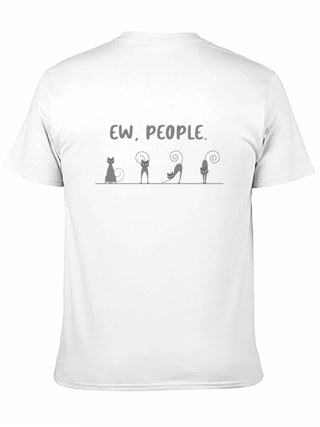 Ew People. Cat Graphic Tee - Comfy Cotton