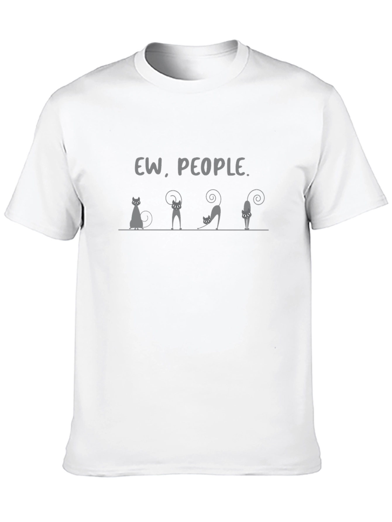 Ew People. Cat Graphic Tee - Comfy Cotton