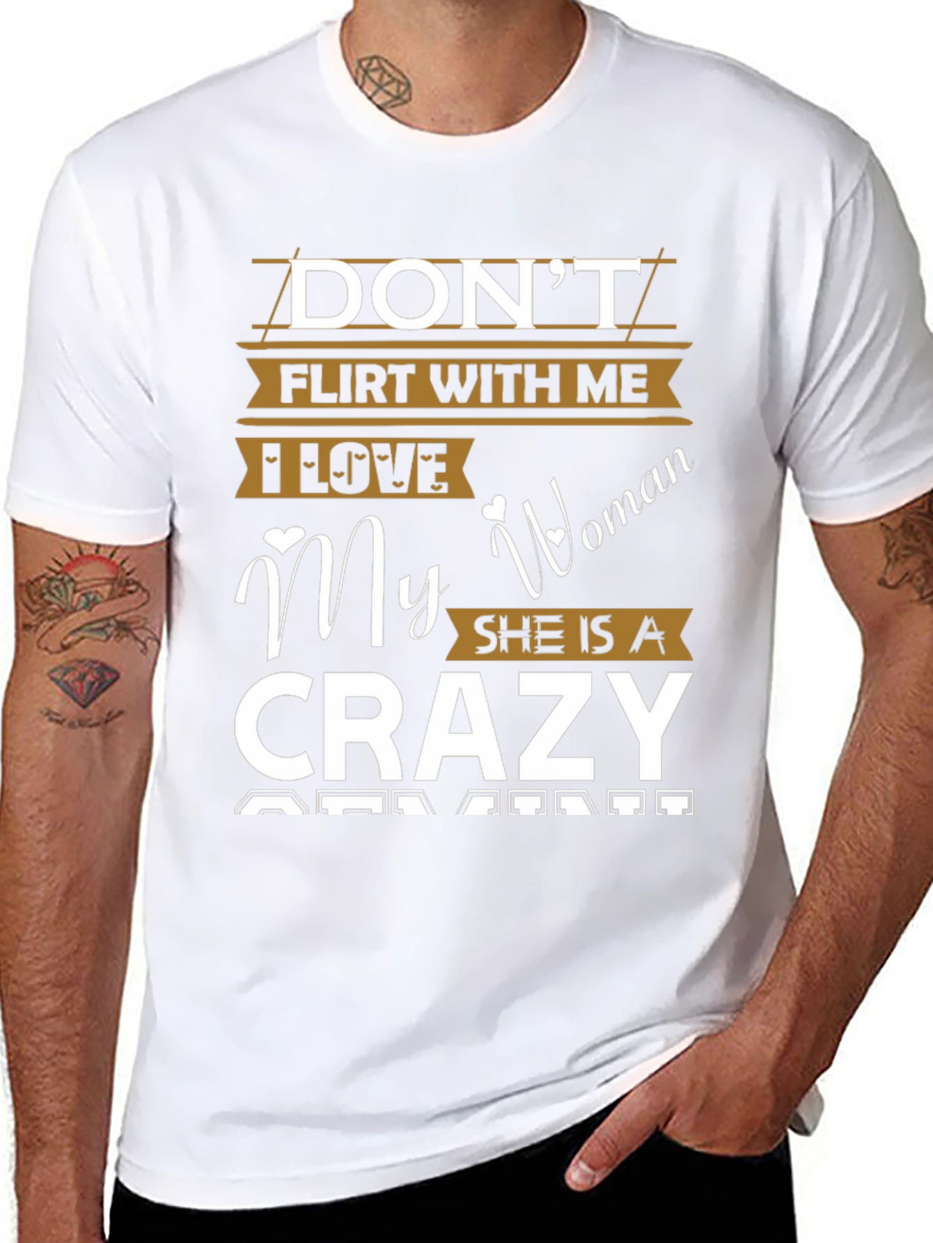 Dont Flirt With Me Crazy Woman Tee