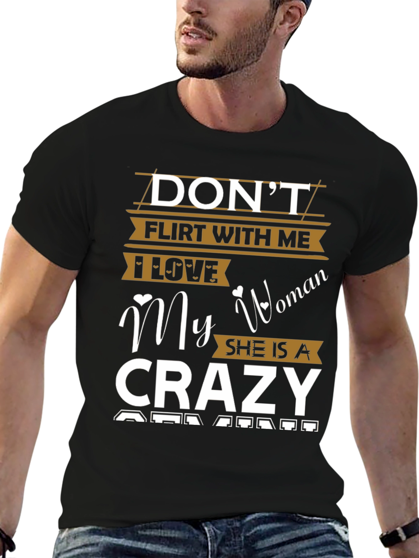 Dont Flirt With Me Crazy Woman Tee