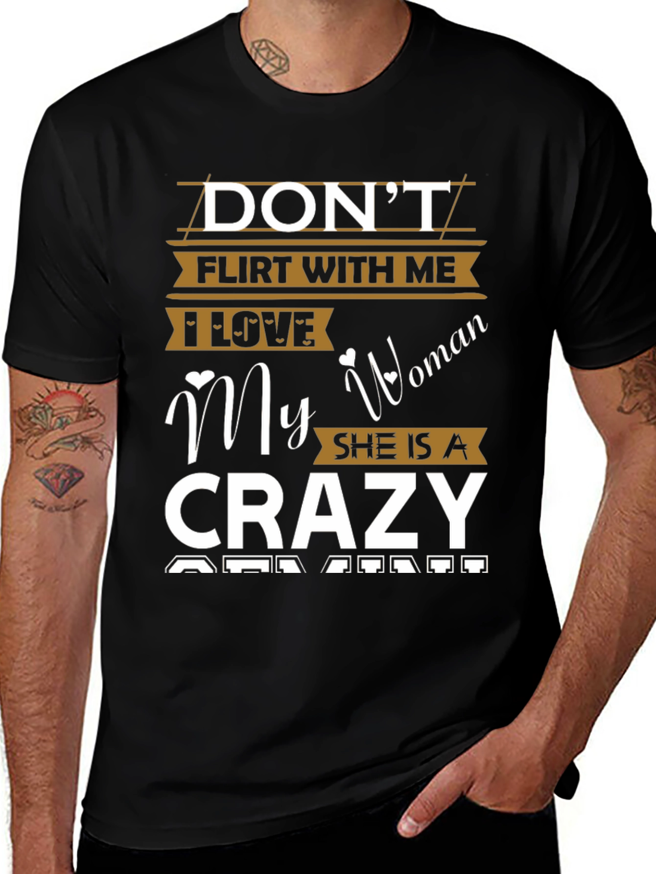 Dont Flirt With Me Crazy Woman Tee