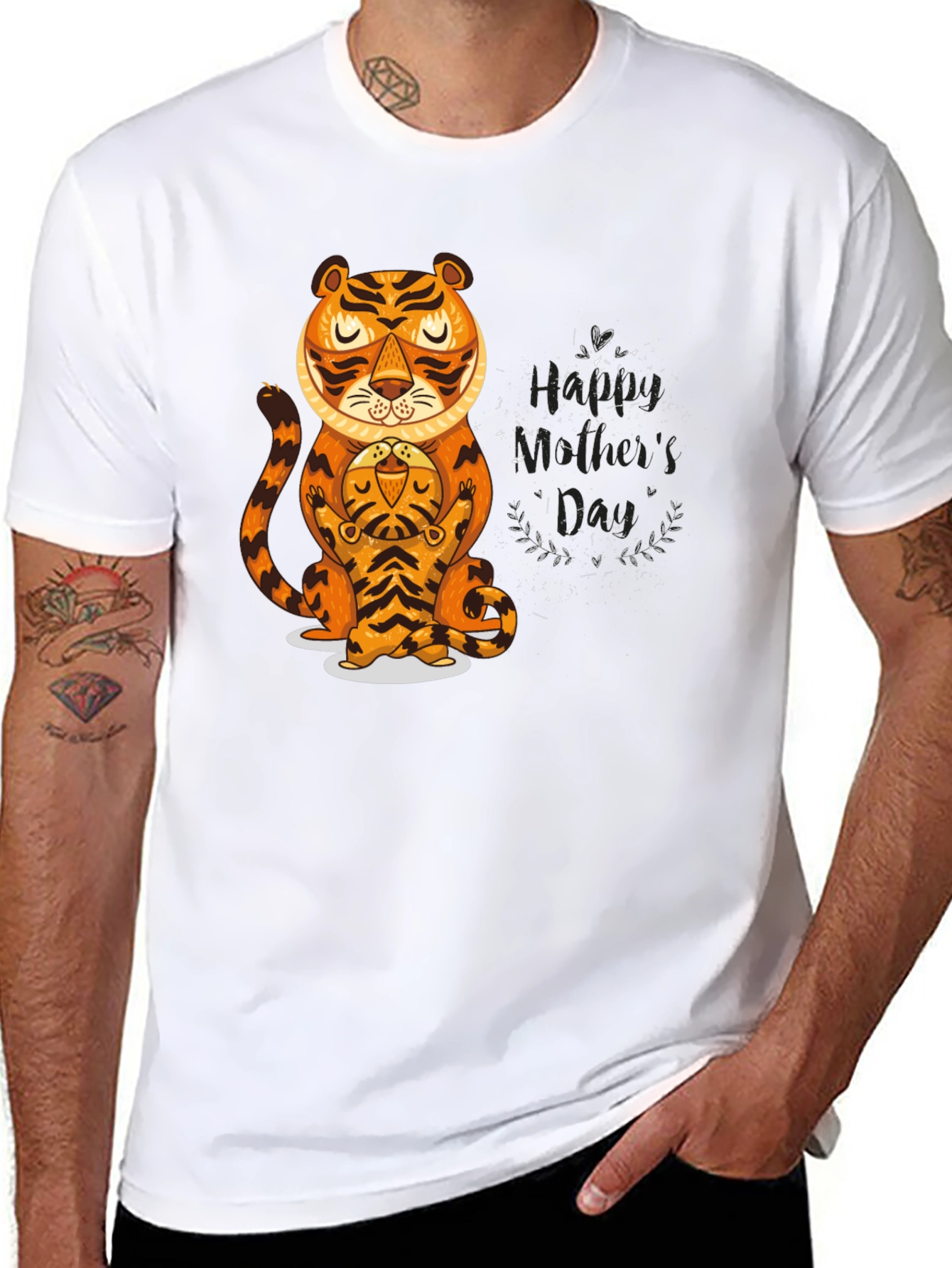 Tiger Dad & Cub Graphic Tee