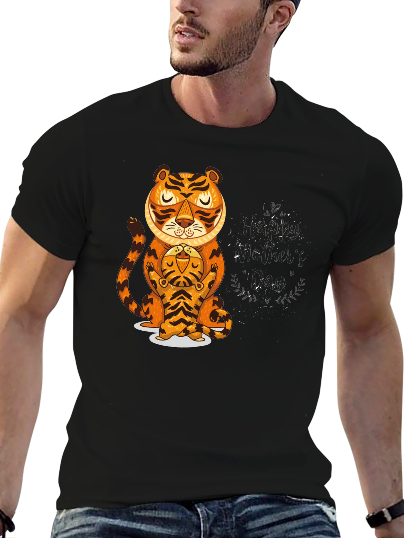 Tiger Dad & Cub Graphic Tee