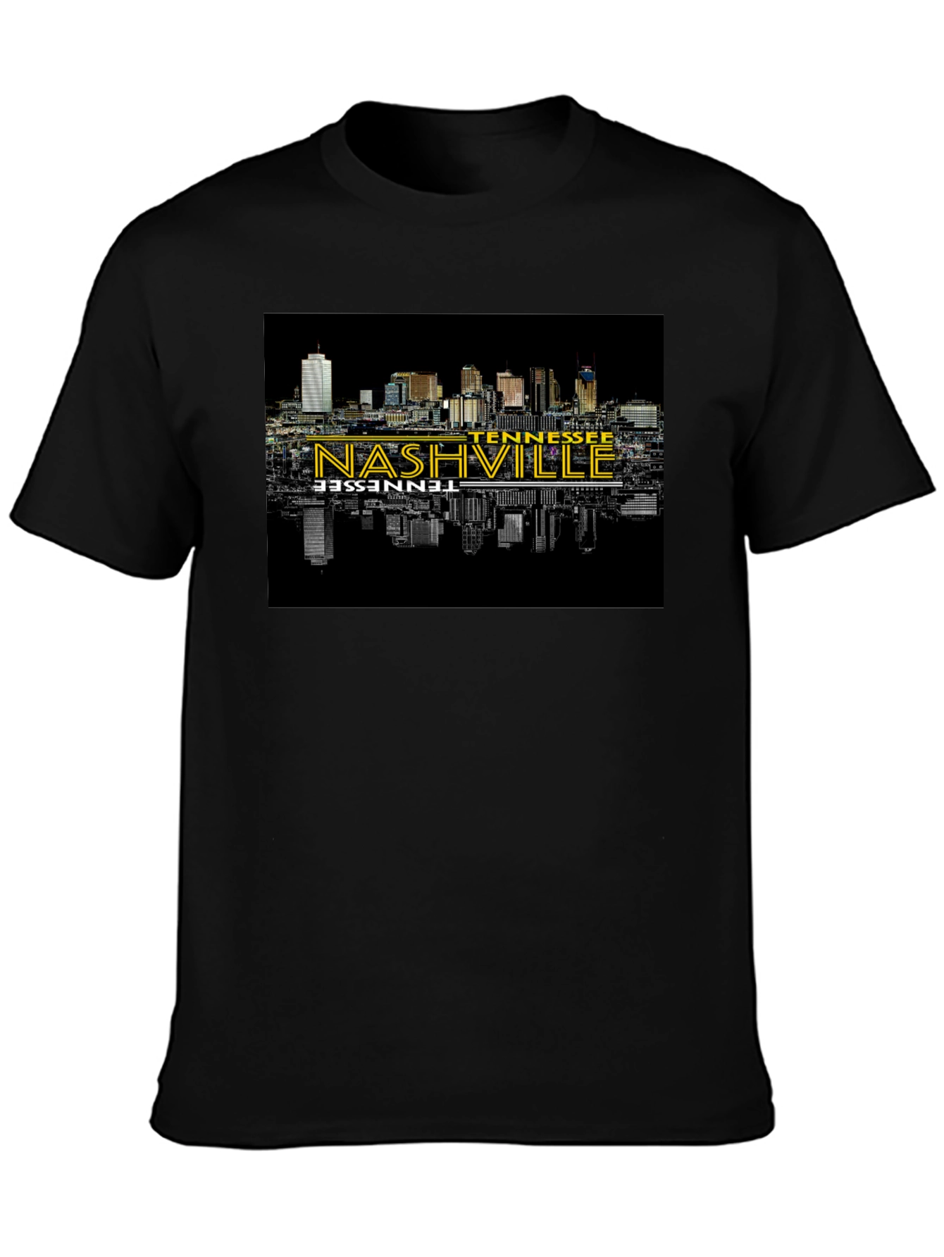 Nashville Tennessee Skyline Graphic T-Shirt
