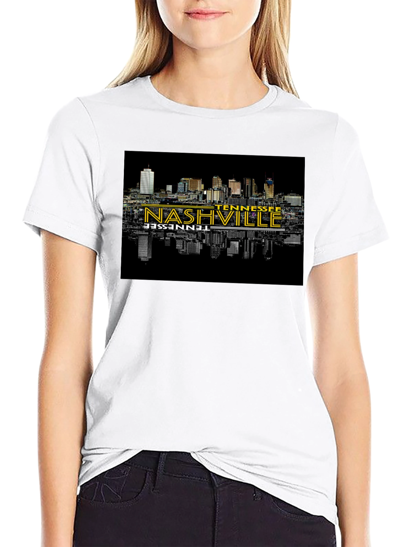 Nashville Tennessee Skyline Graphic T-Shirt