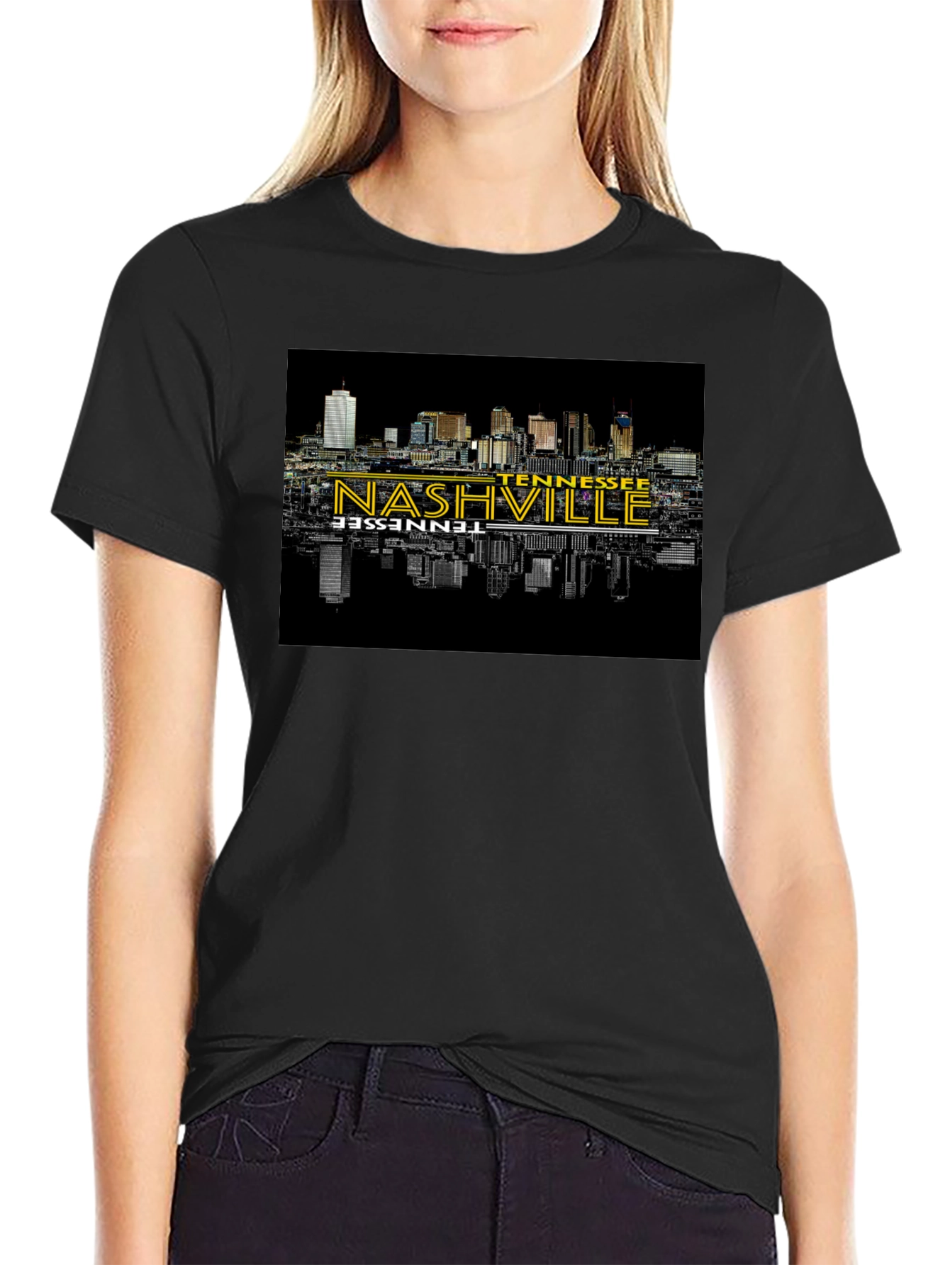 Nashville Tennessee Skyline Graphic T-Shirt