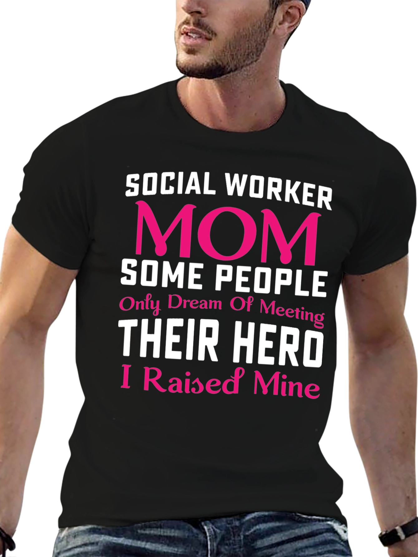 Social Worker Mom Hero T-Shirt