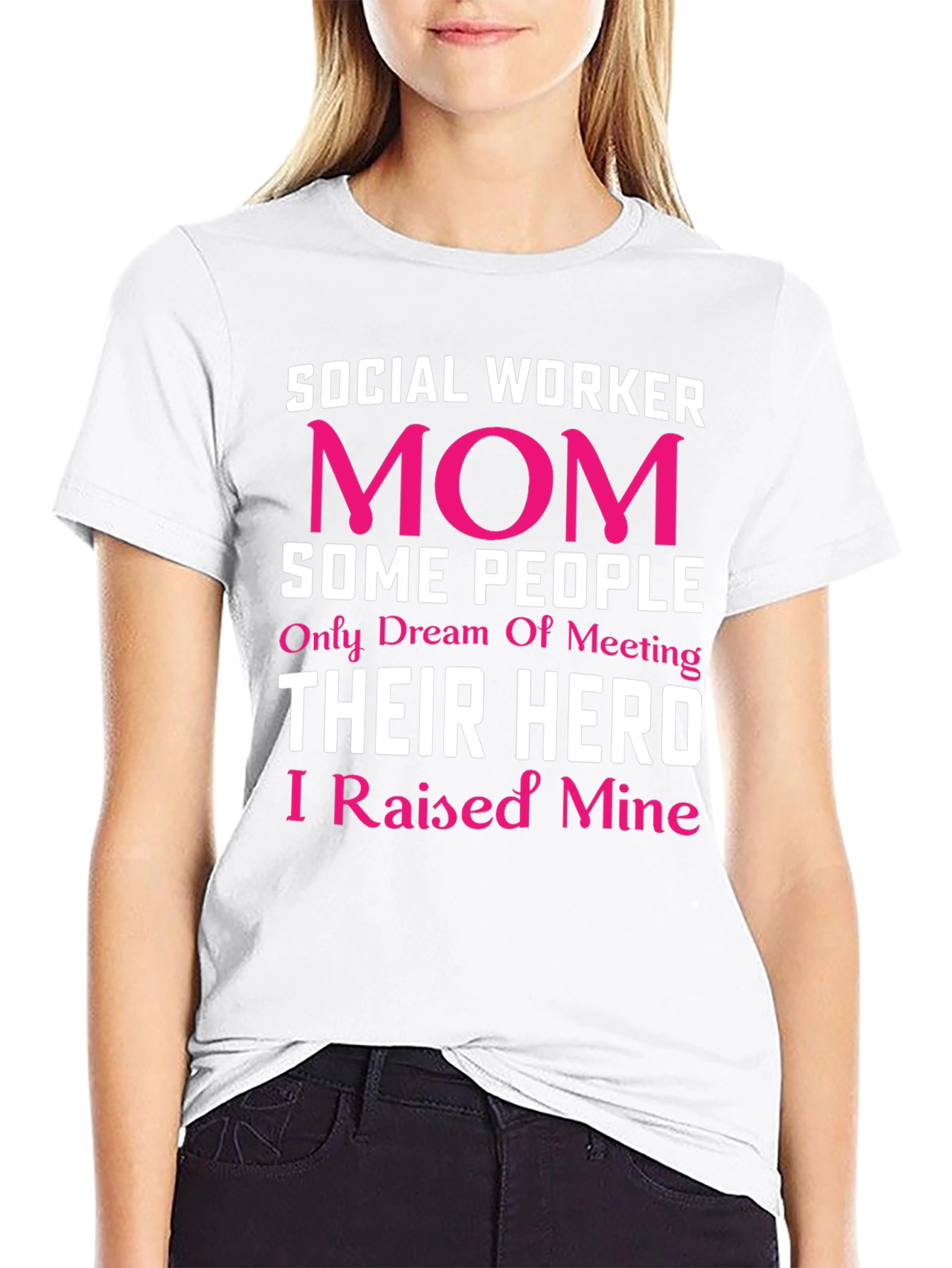 Social Worker Mom Hero T-Shirt