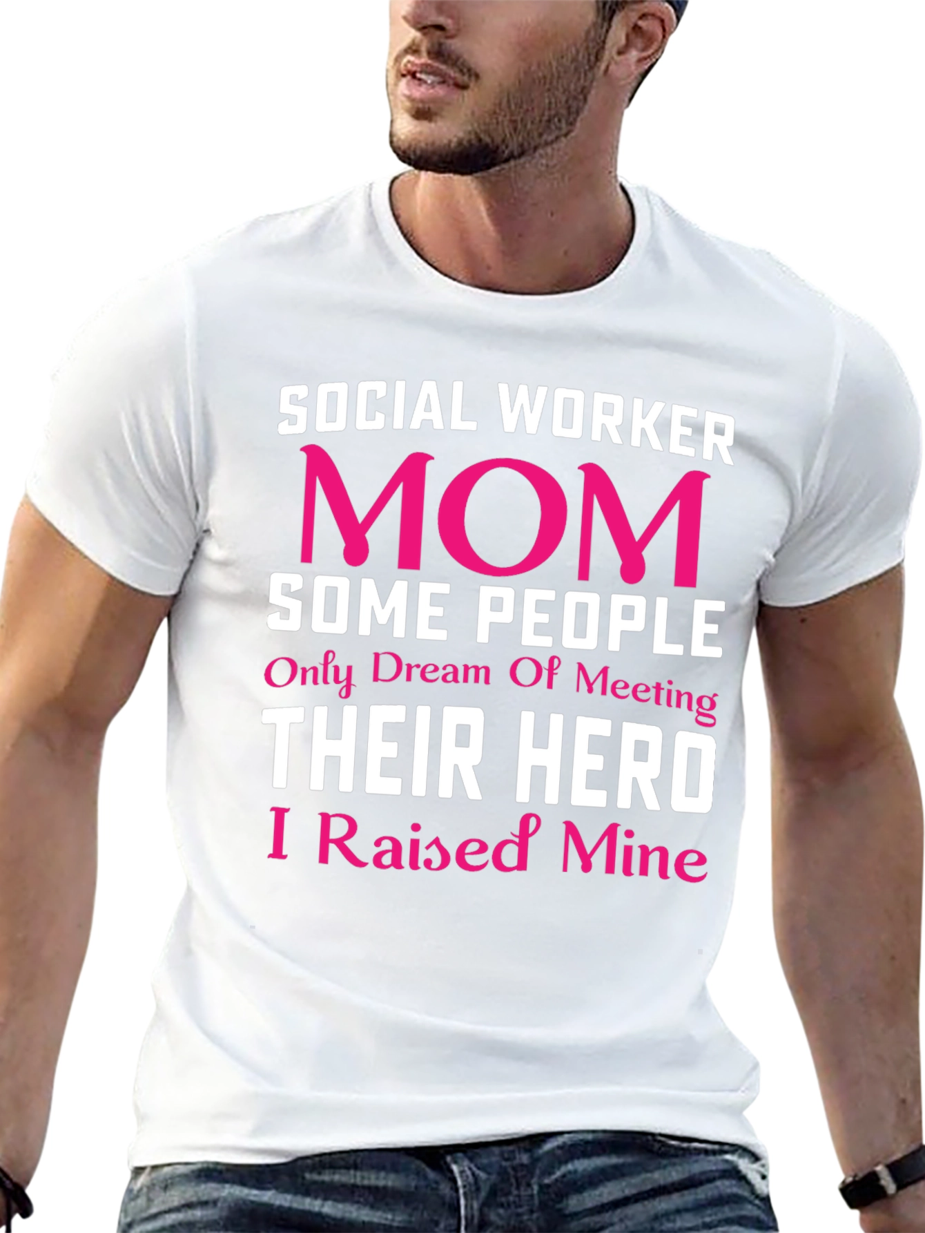 Social Worker Mom Hero T-Shirt