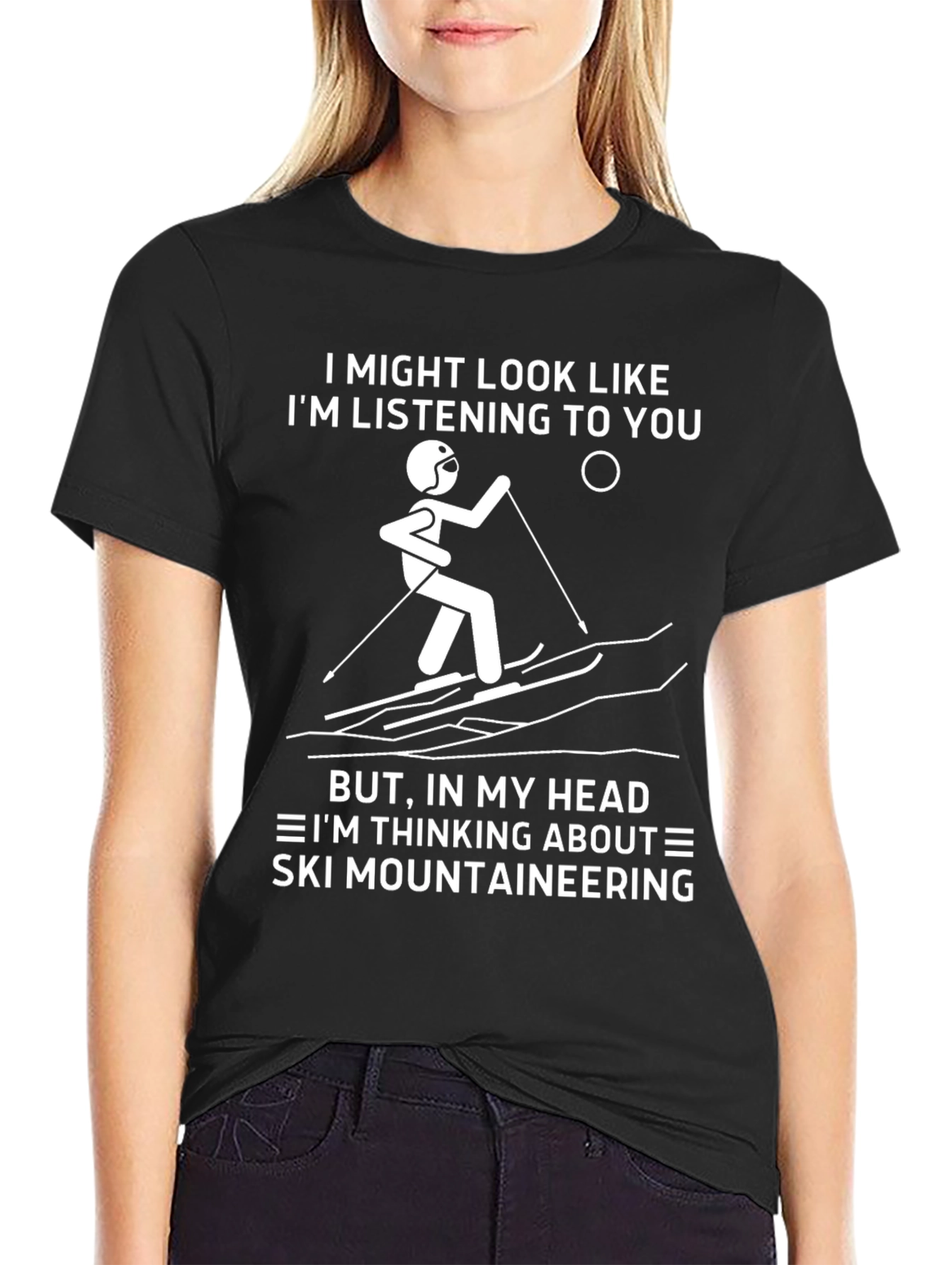 Ski Mountaineering T-Shirt - Funny Skiing Gift