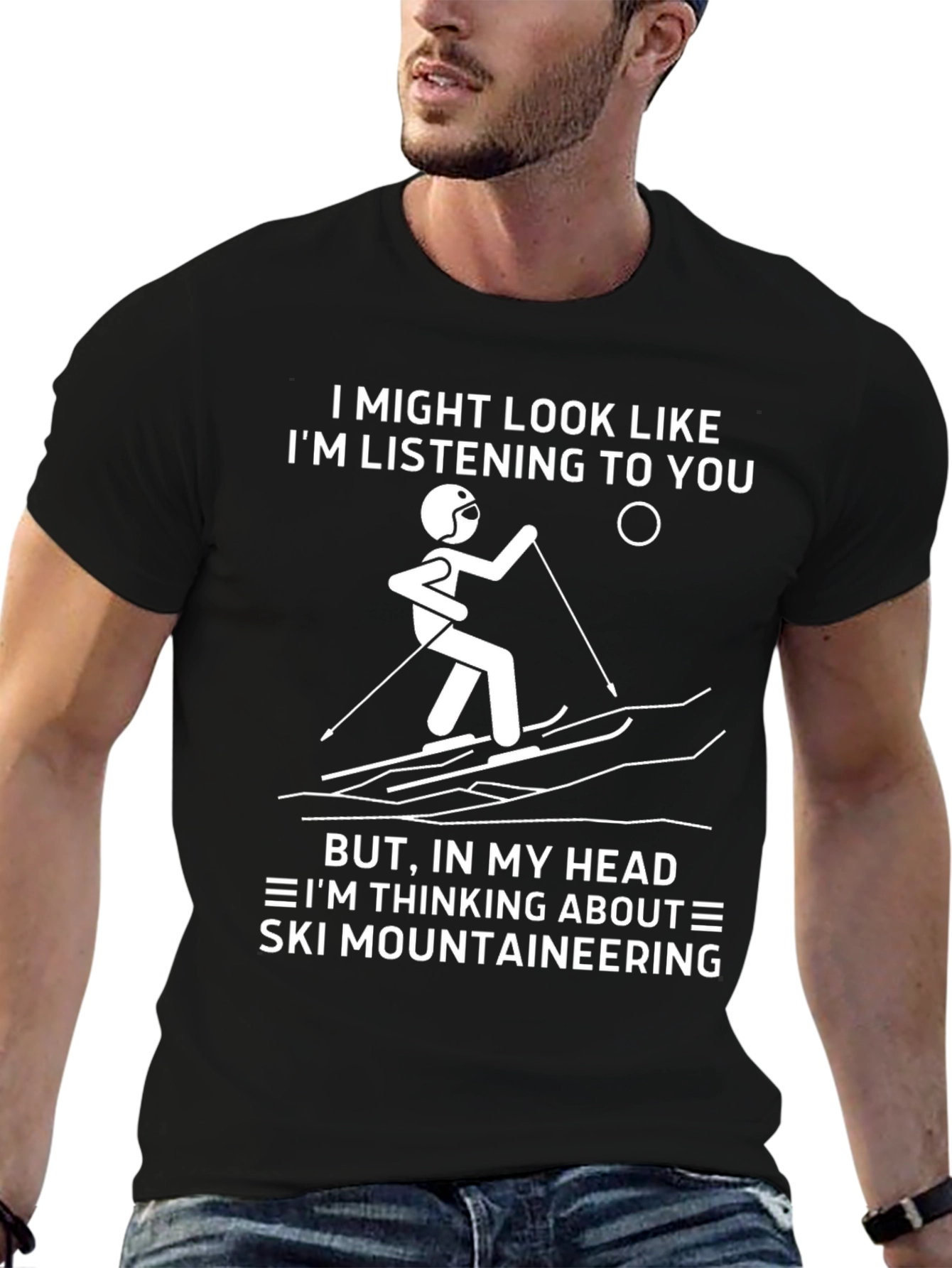 Ski Mountaineering T-Shirt - Funny Skiing Gift