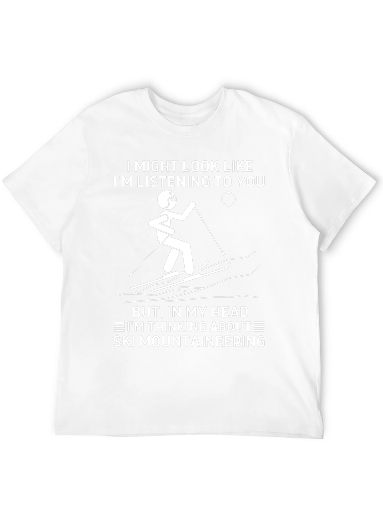 Ski Mountaineering T-Shirt - Funny Skiing Gift