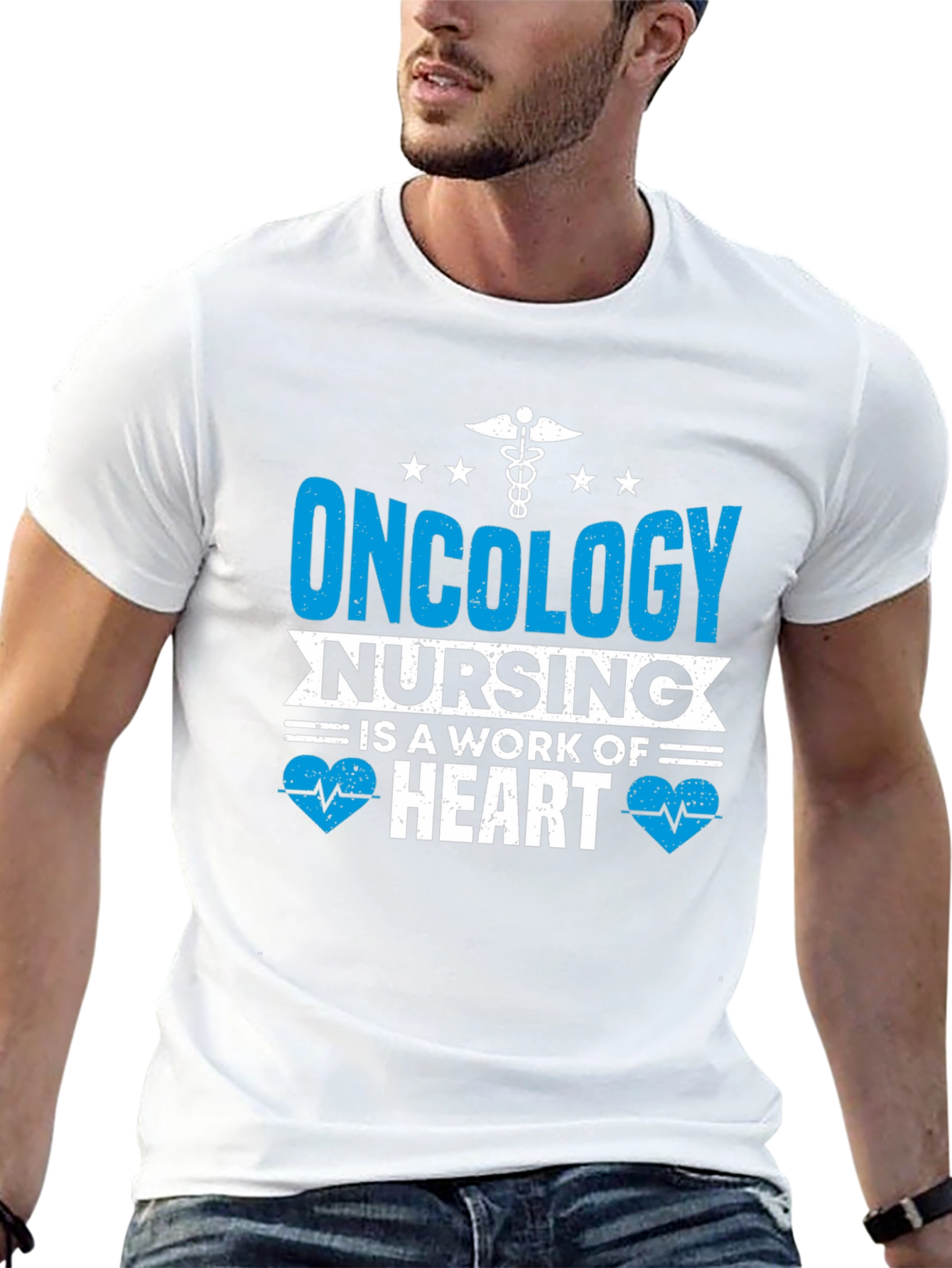 Oncology Nursing Heart T-Shirt