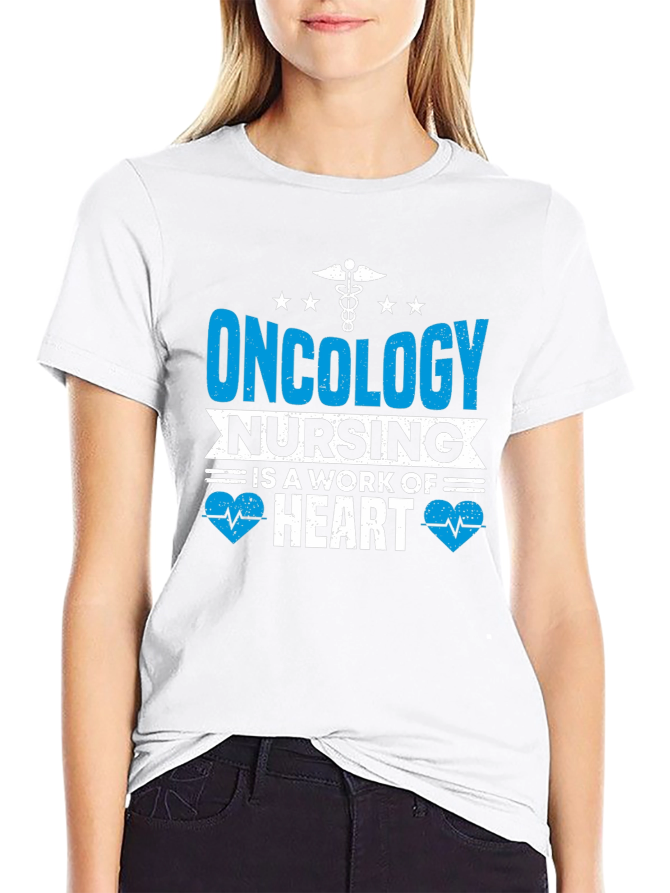 Oncology Nursing Heart T-Shirt