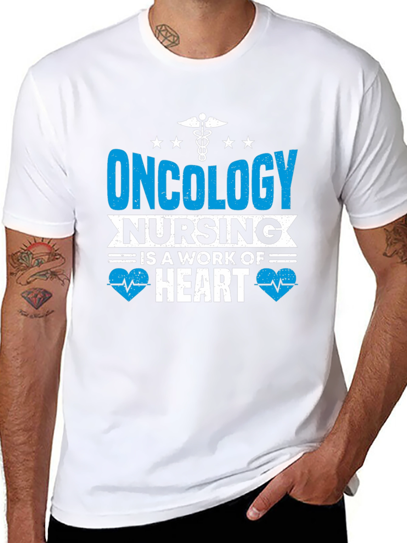 Oncology Nursing Heart T-Shirt