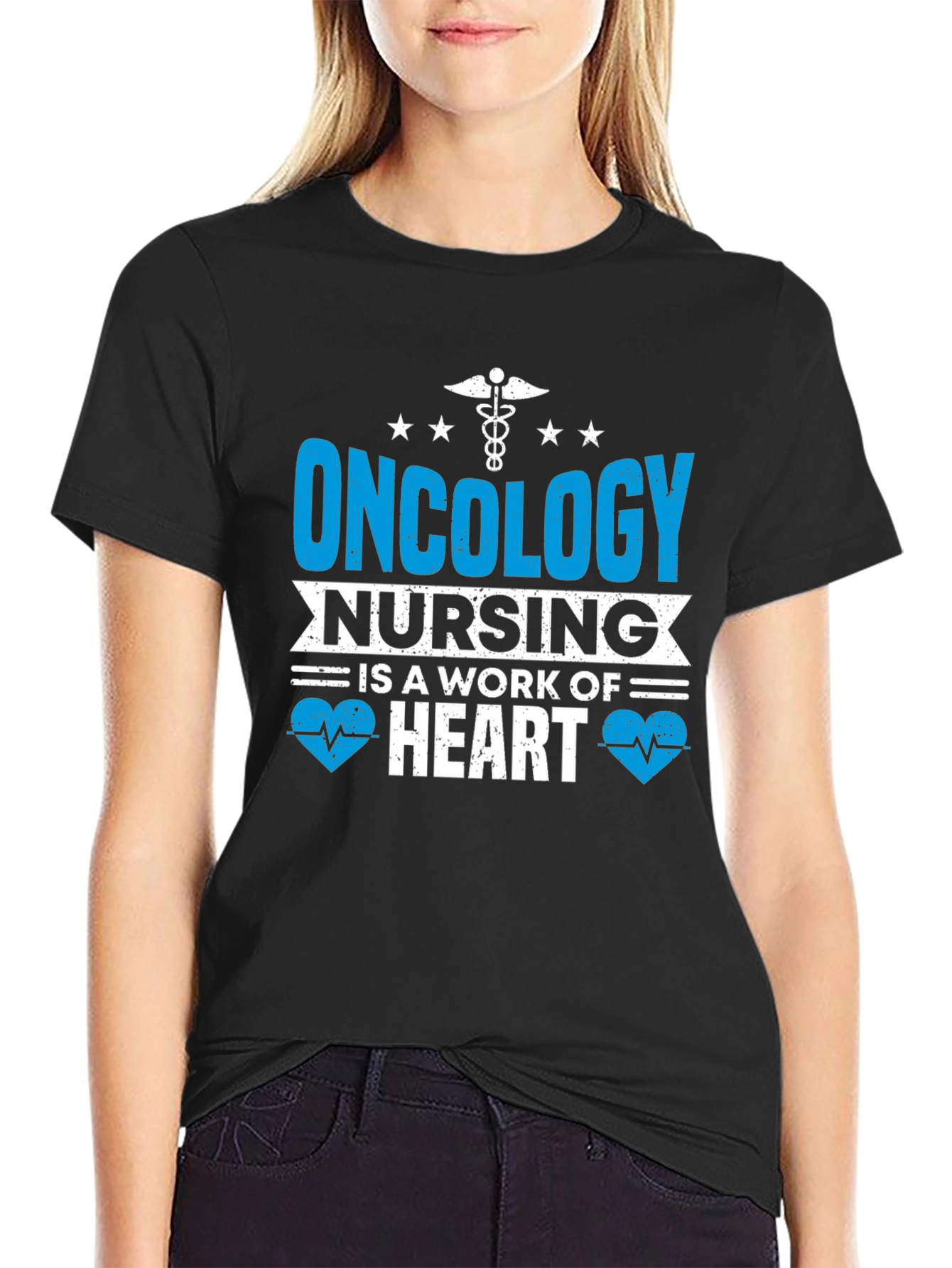 Oncology Nursing Heart T-Shirt
