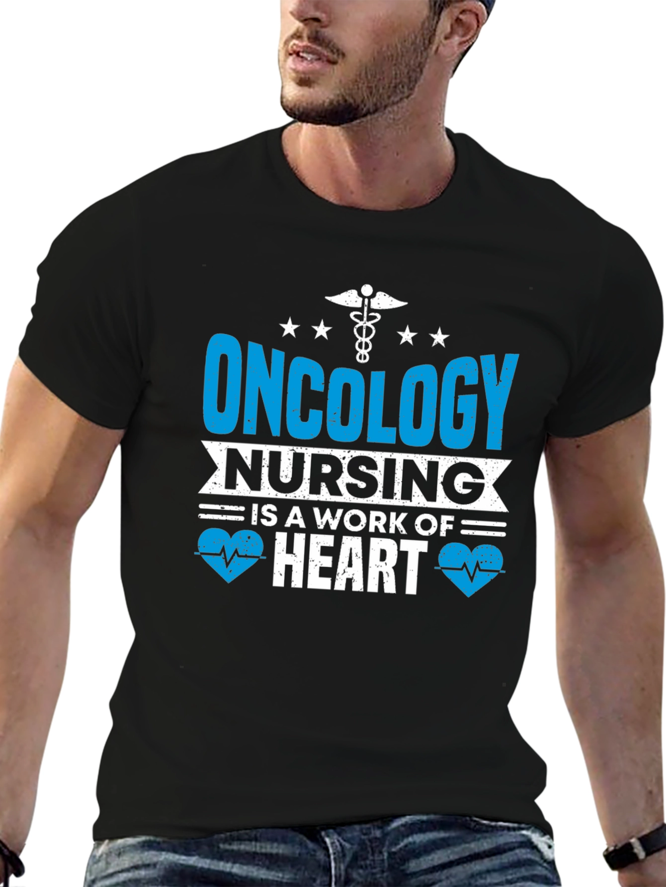Oncology Nursing Heart T-Shirt
