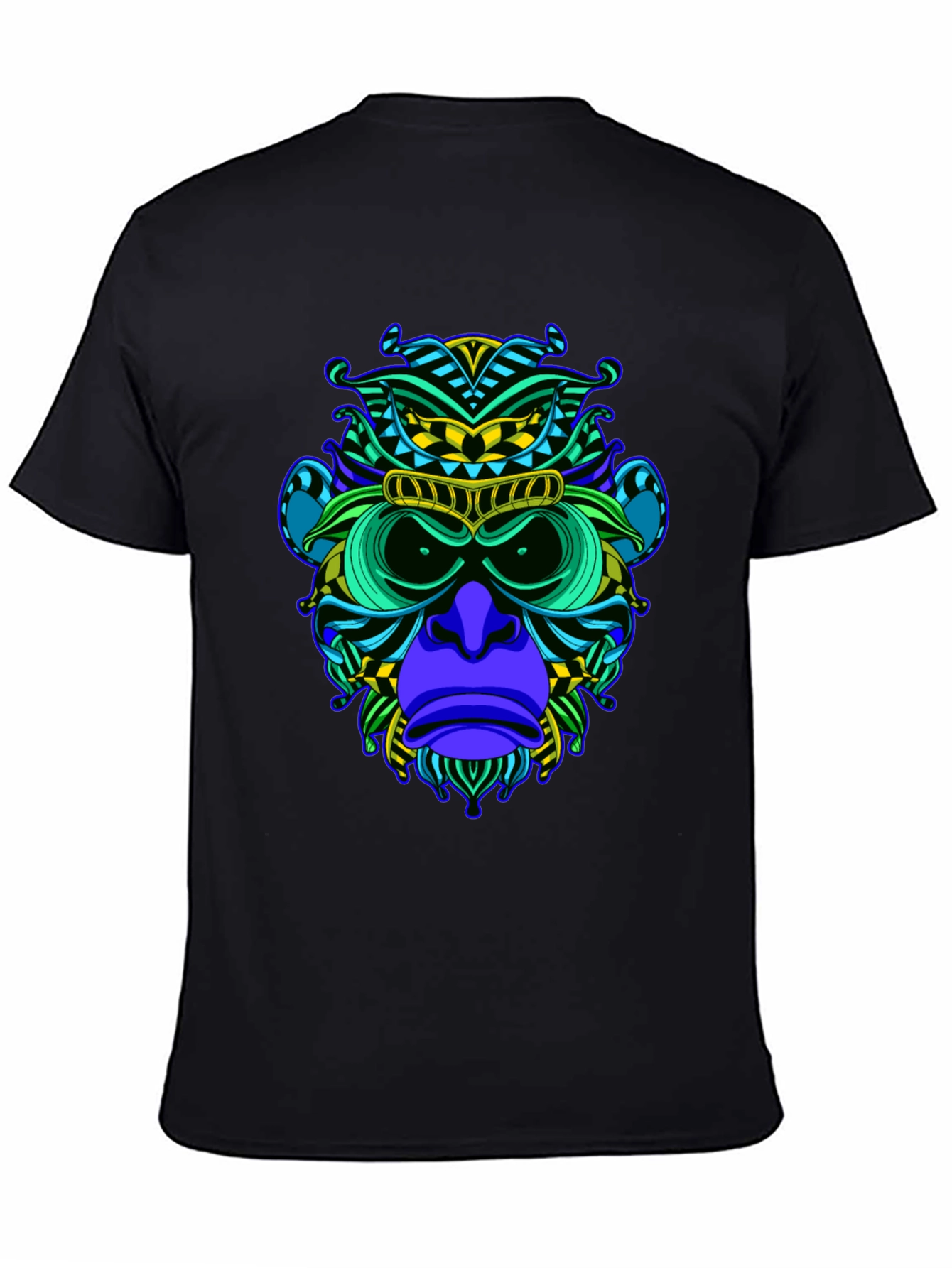 Monkey Graphic Black T-Shirt - Bold Style