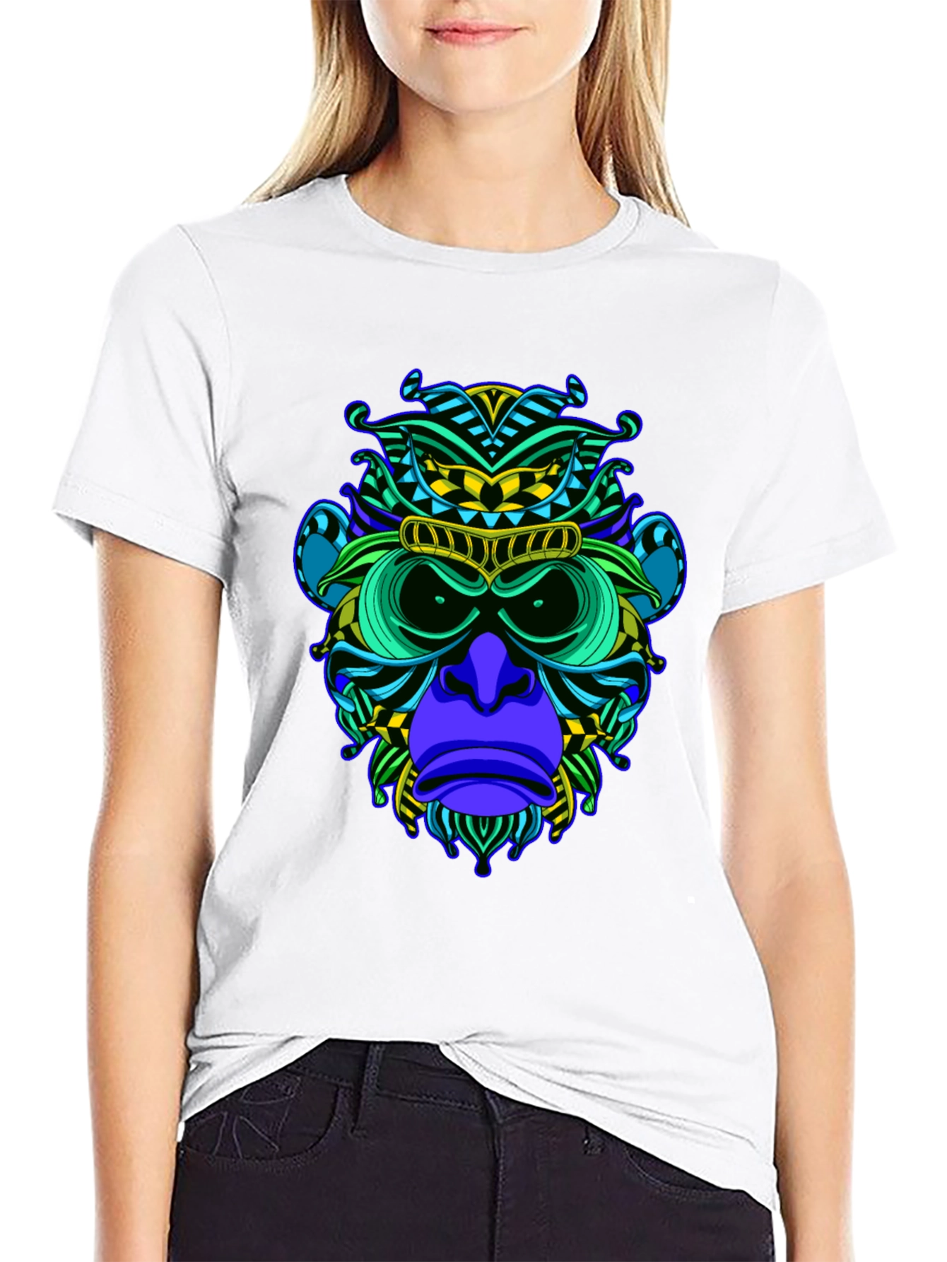 Monkey Graphic Black T-Shirt - Bold Style