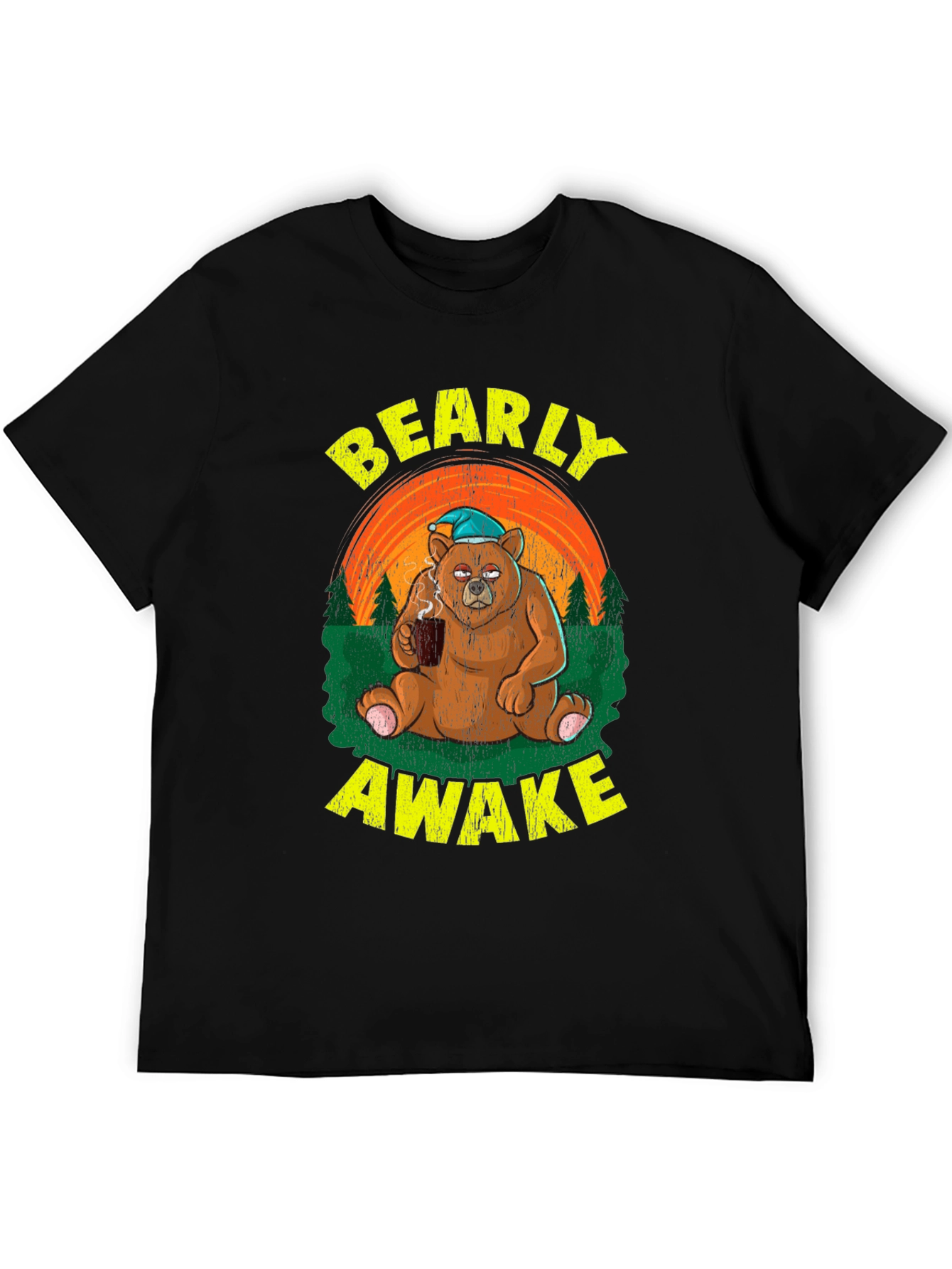 Bearly Awake T-Shirt - Funny Coffee Lover Tee