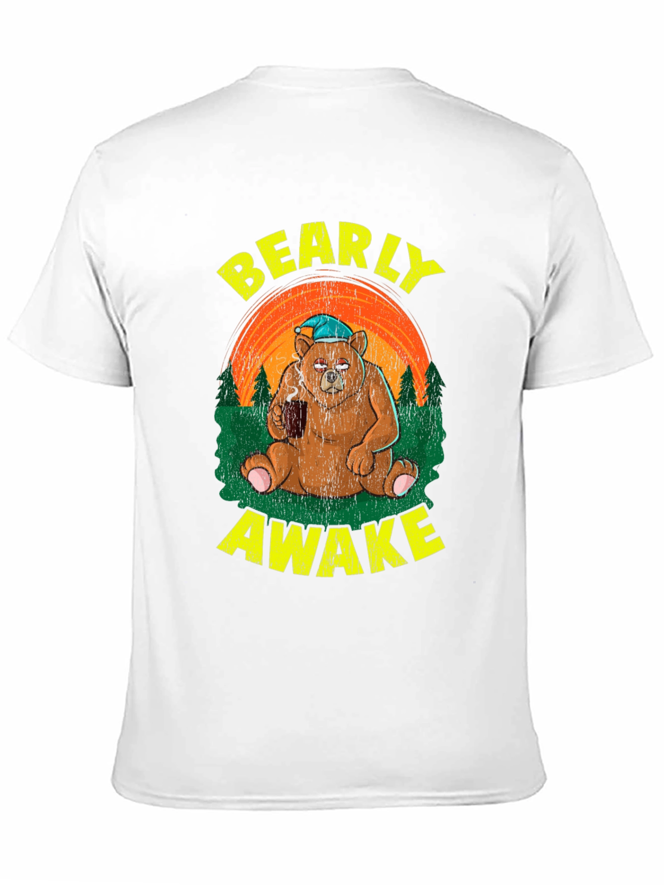 Bearly Awake T-Shirt - Funny Coffee Lover Tee