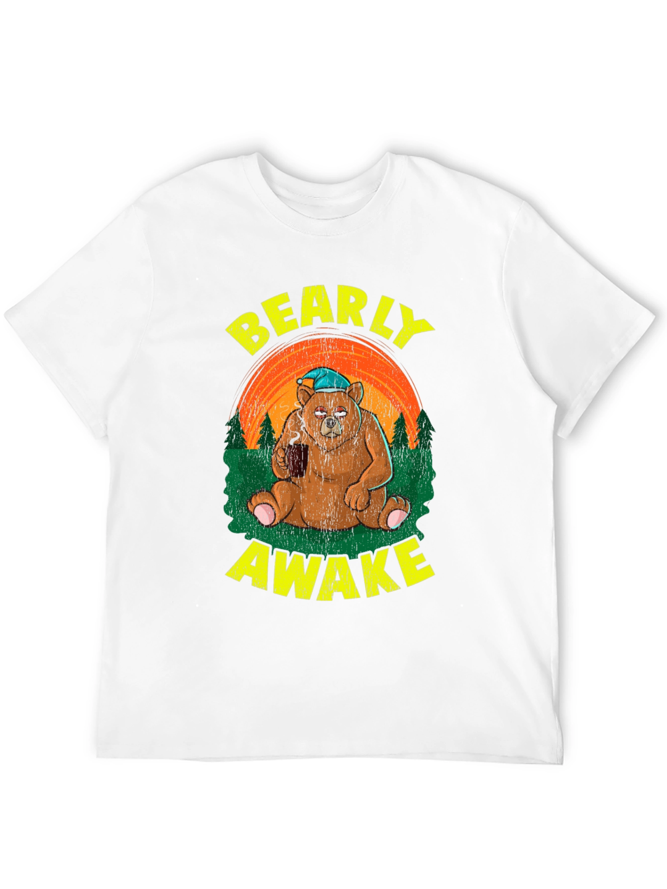 Bearly Awake T-Shirt - Funny Coffee Lover Tee