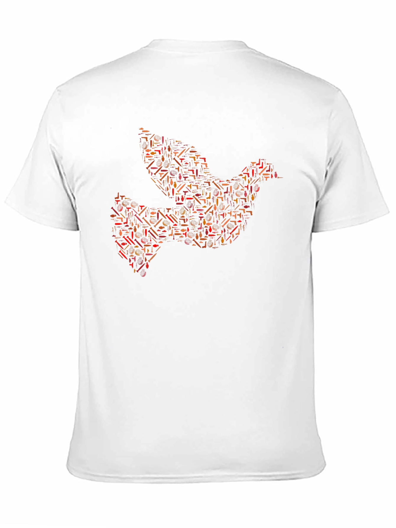 Peace Dove Graphic T-Shirt - Mens Black Tee