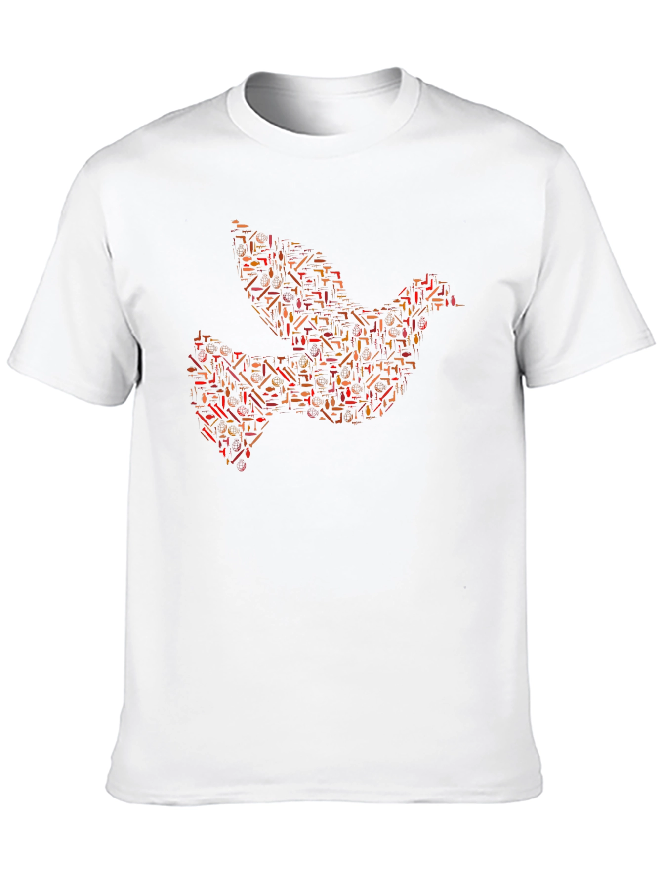 Peace Dove Graphic T-Shirt - Mens Black Tee