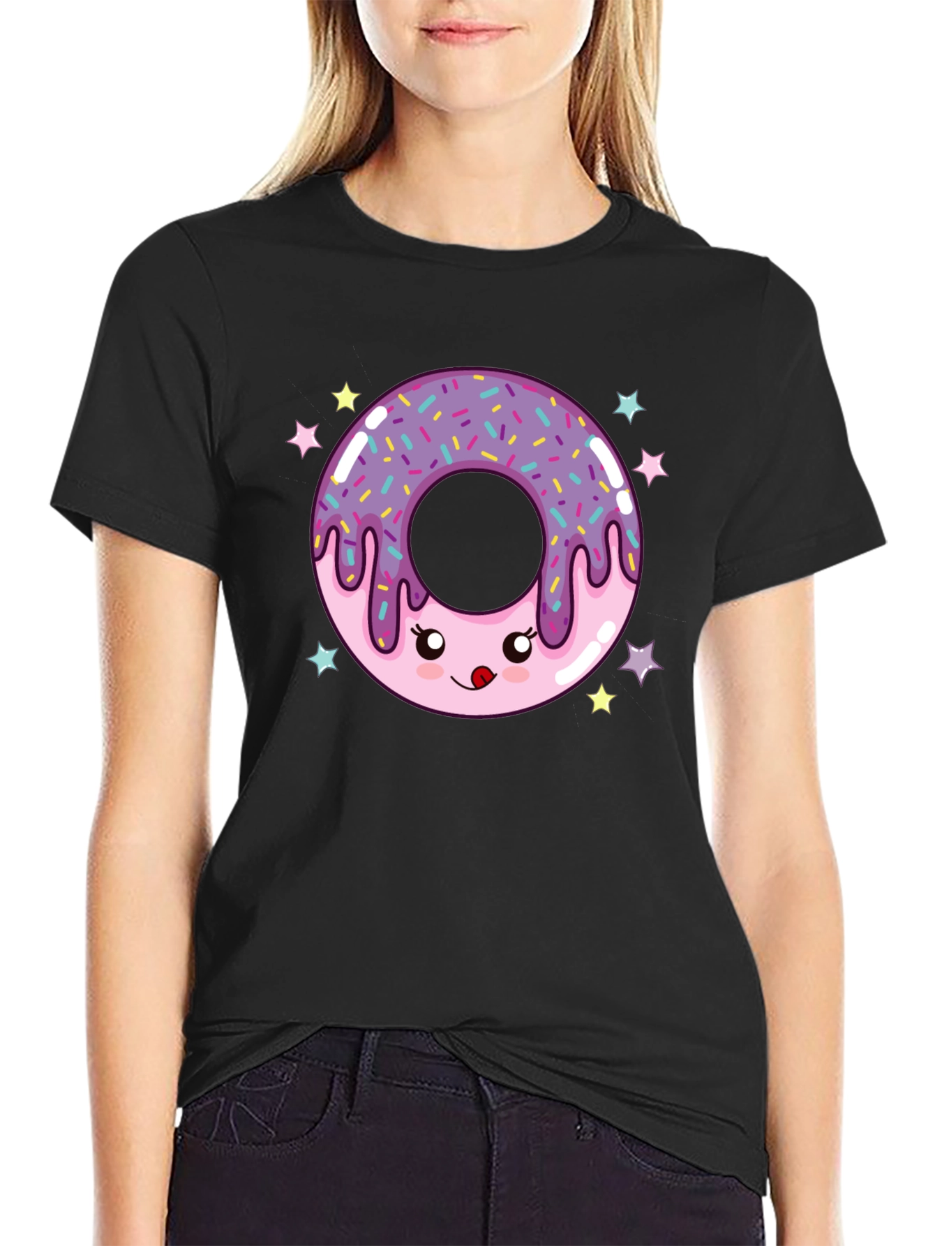 Donut Graphic Tee - Cute and Fun!