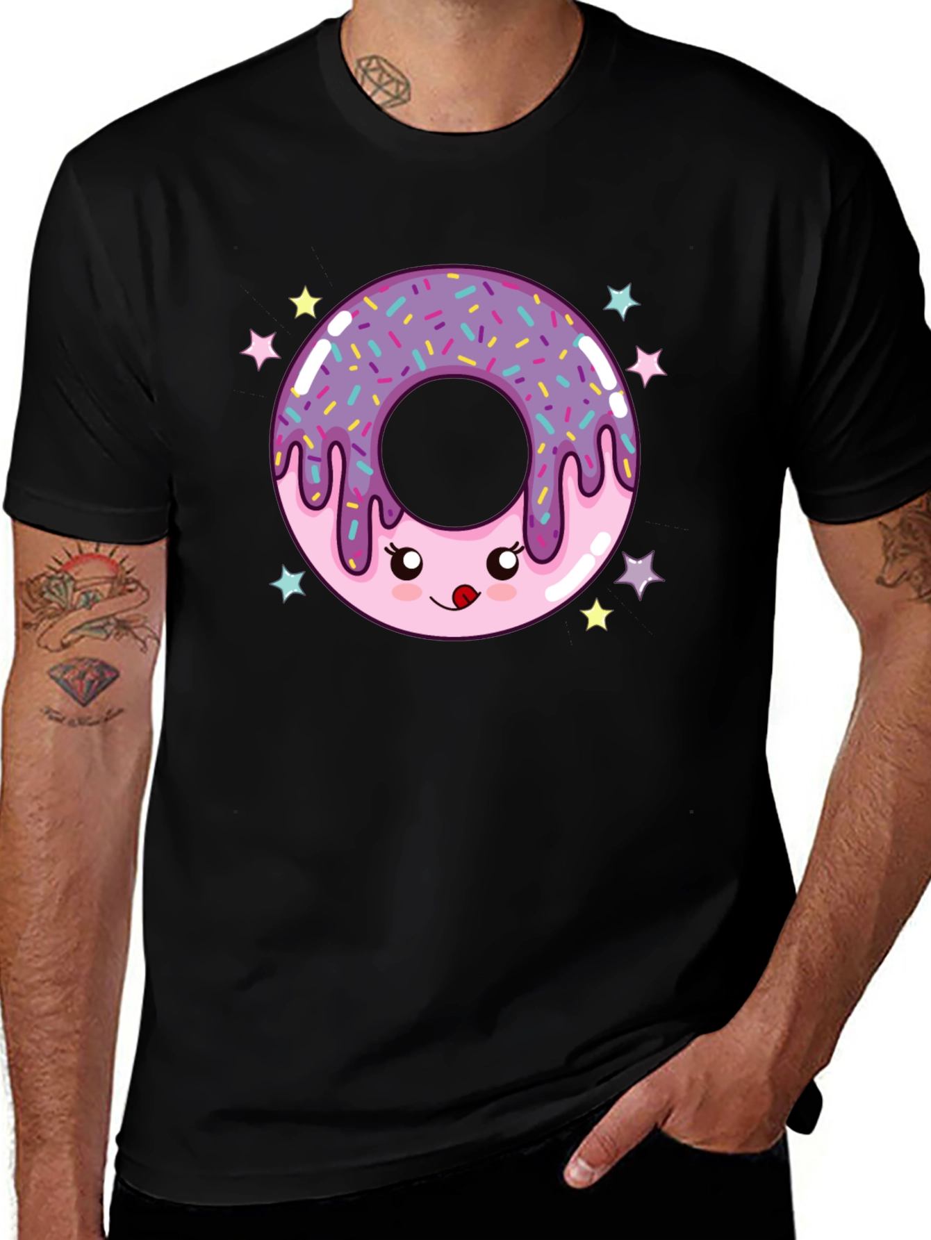 Donut Graphic Tee - Cute and Fun!
