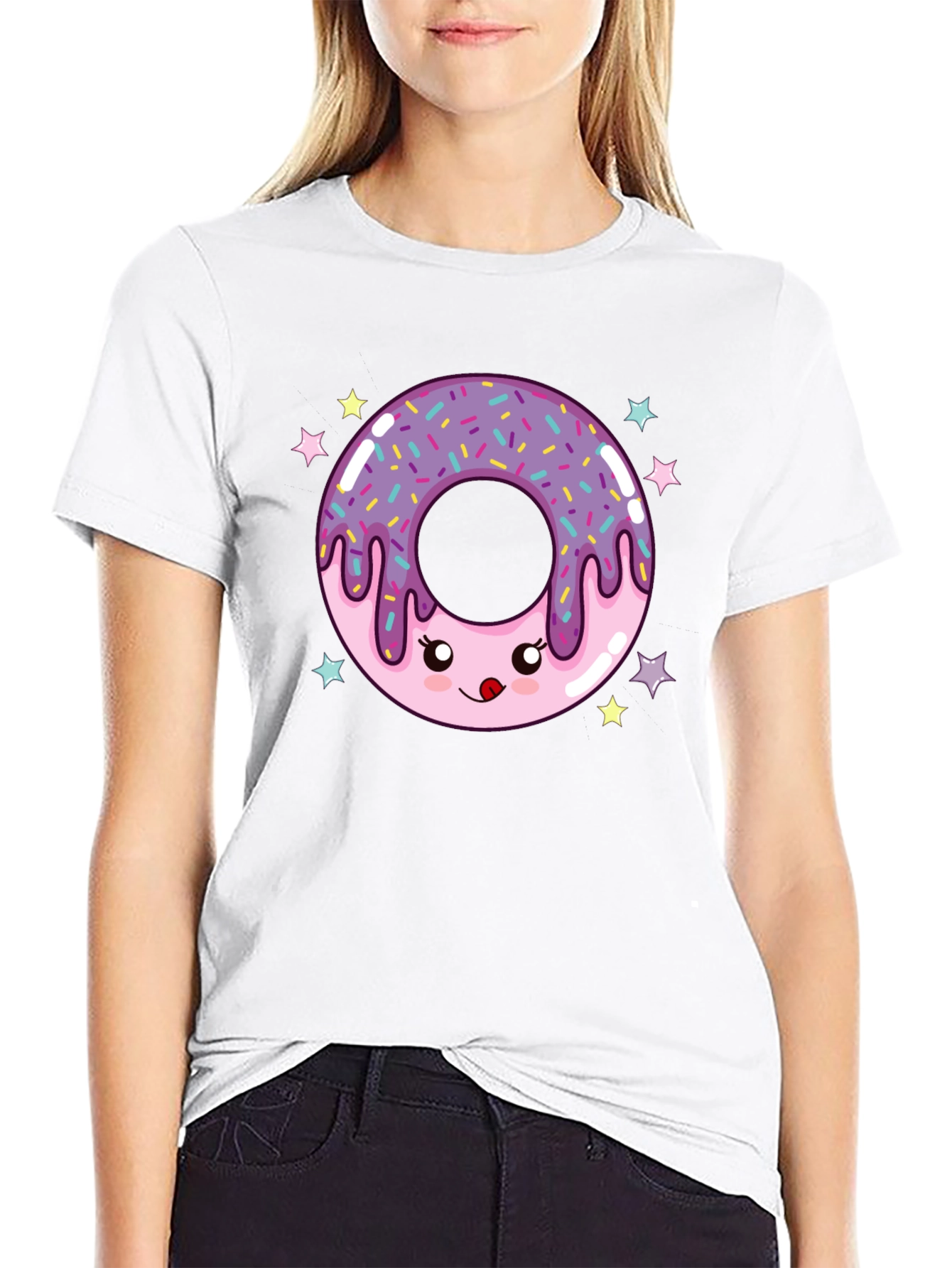 Donut Graphic Tee - Cute and Fun!