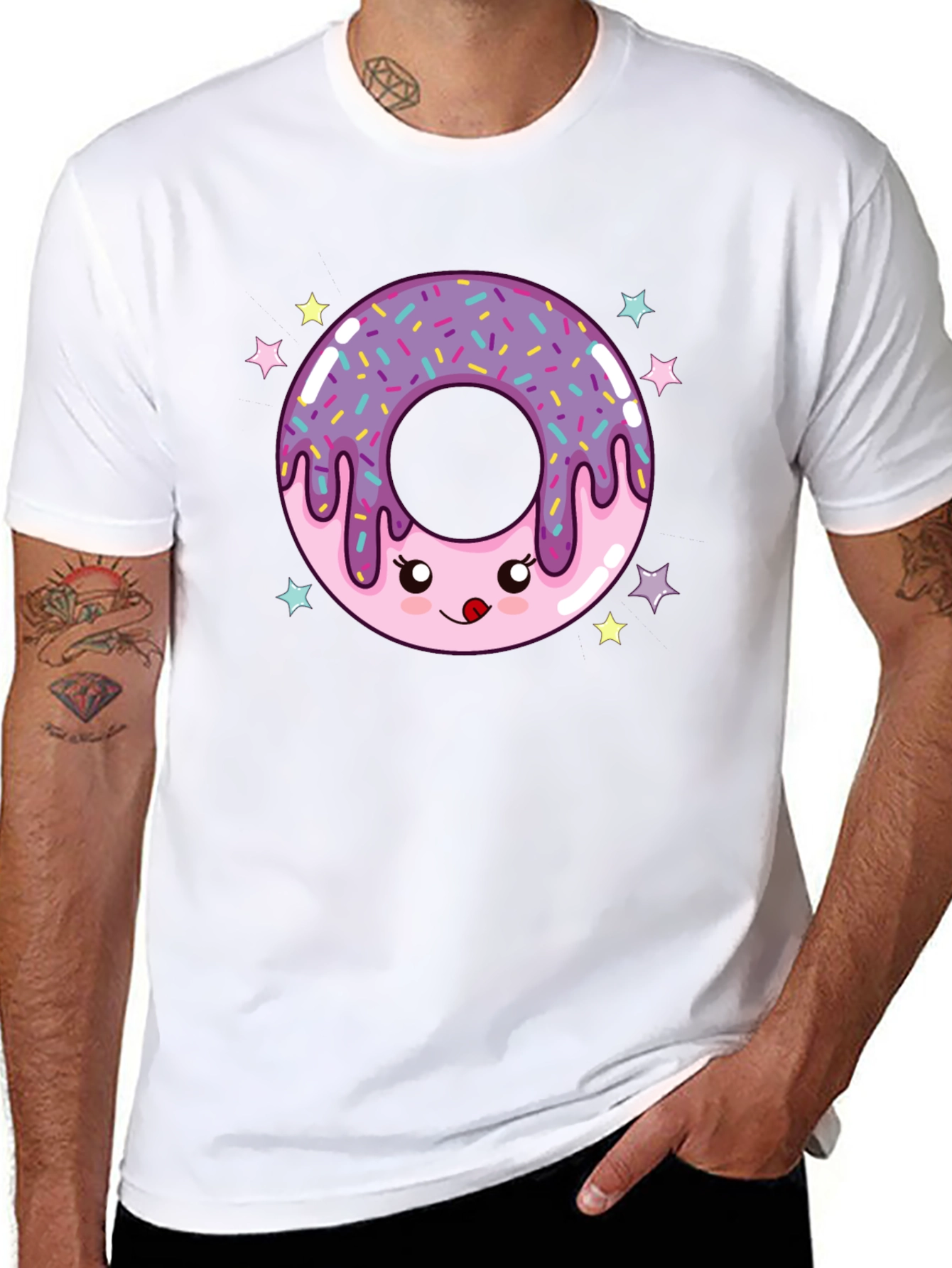 Donut Graphic Tee - Cute and Fun!
