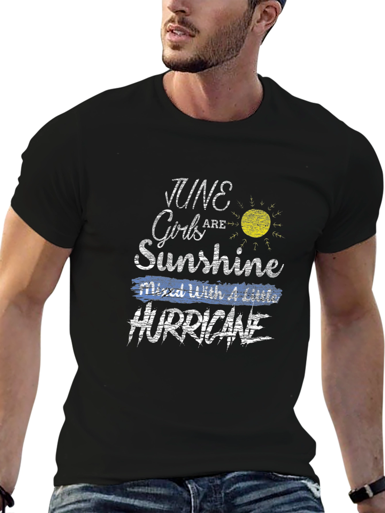 June Girls Sunshine Mixed With Hurricane T-Shirt