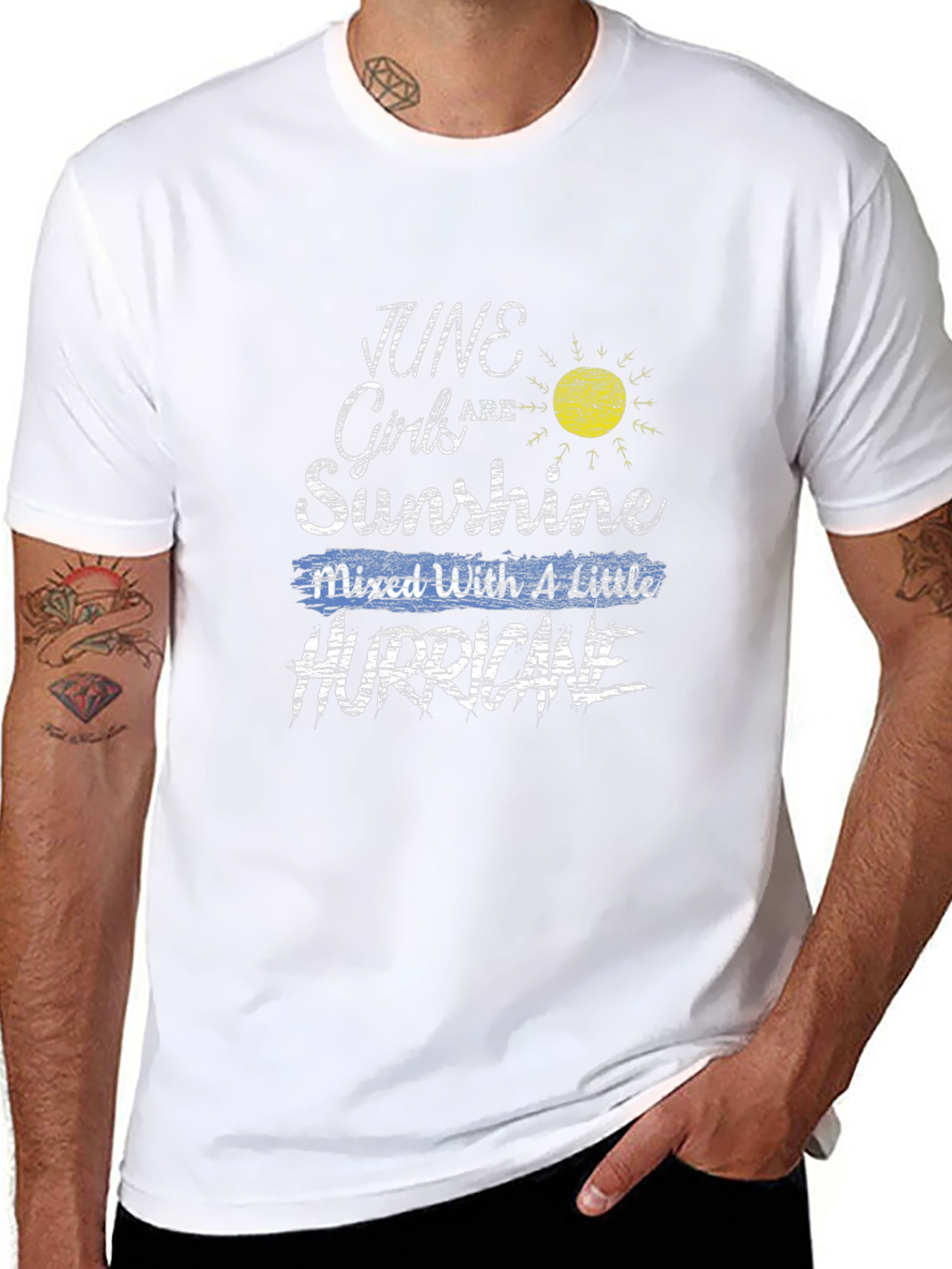 June Girls Sunshine Mixed With Hurricane T-Shirt
