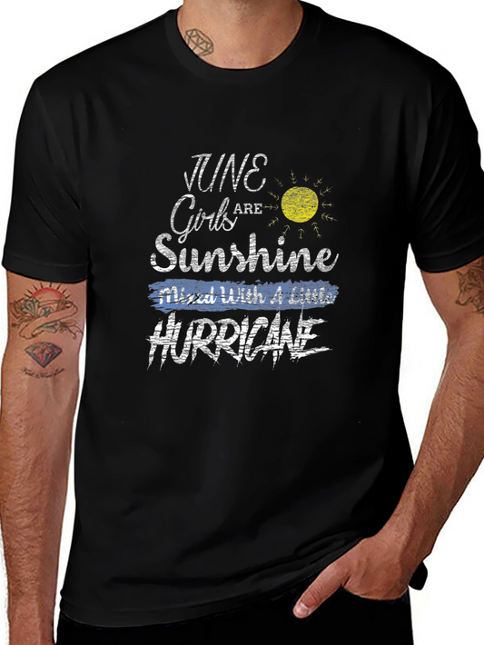 June Girls Sunshine Mixed With Hurricane T-Shirt