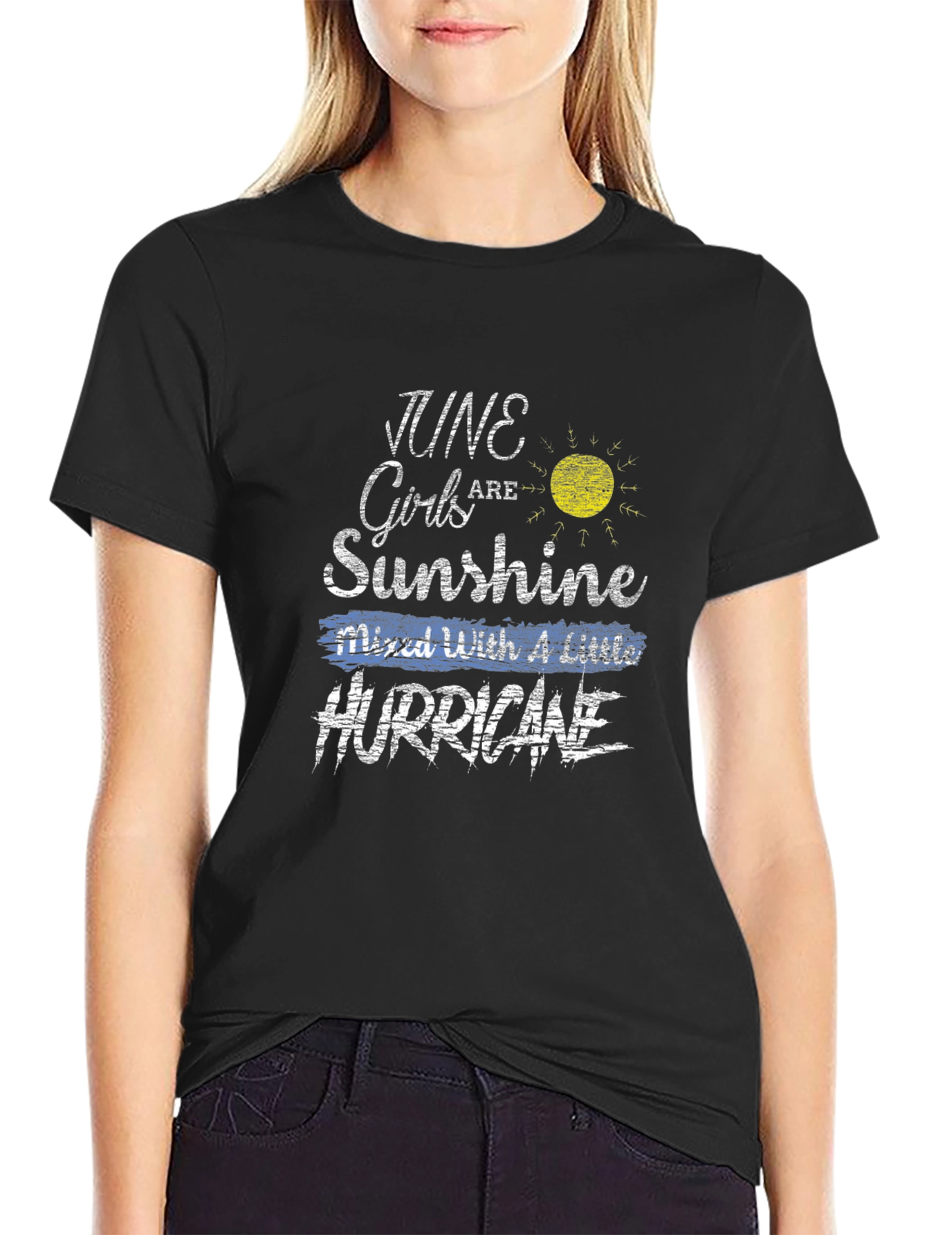 June Girls Sunshine Mixed With Hurricane T-Shirt