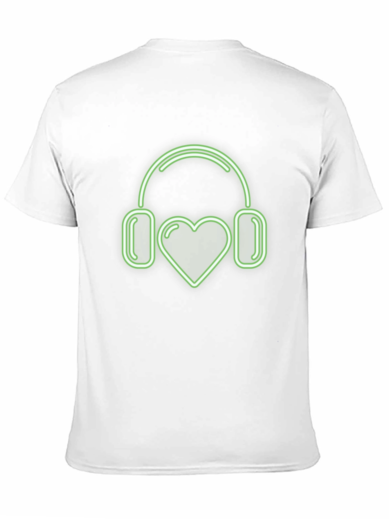 Love Music T-Shirt | Heart Headphones Design