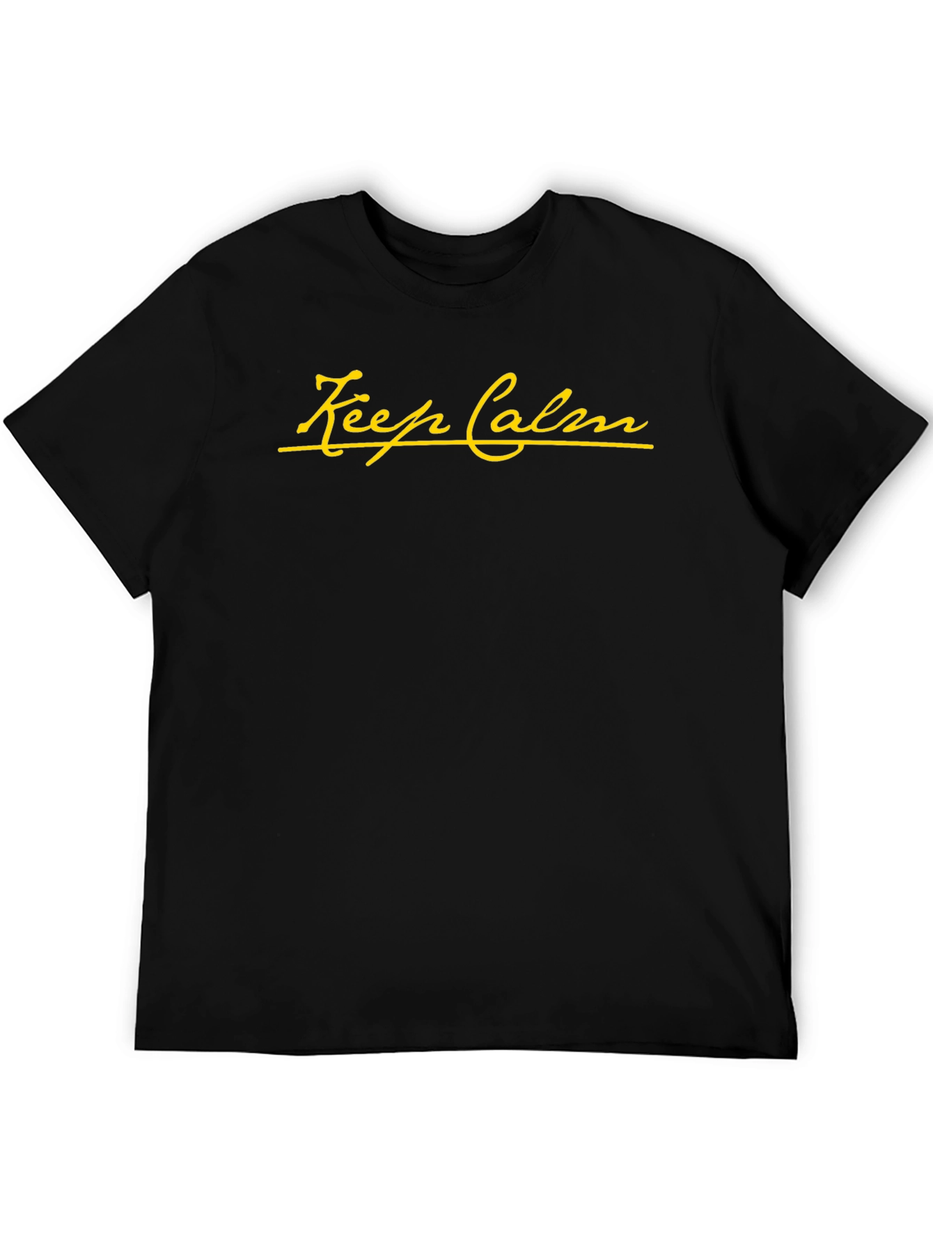 Keep Calm Black Tee