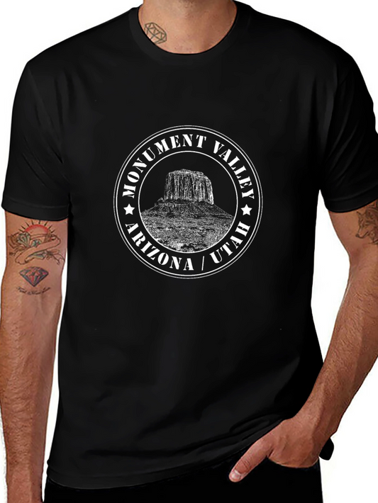Monument Valley Arizona Utah Black T-Shirt