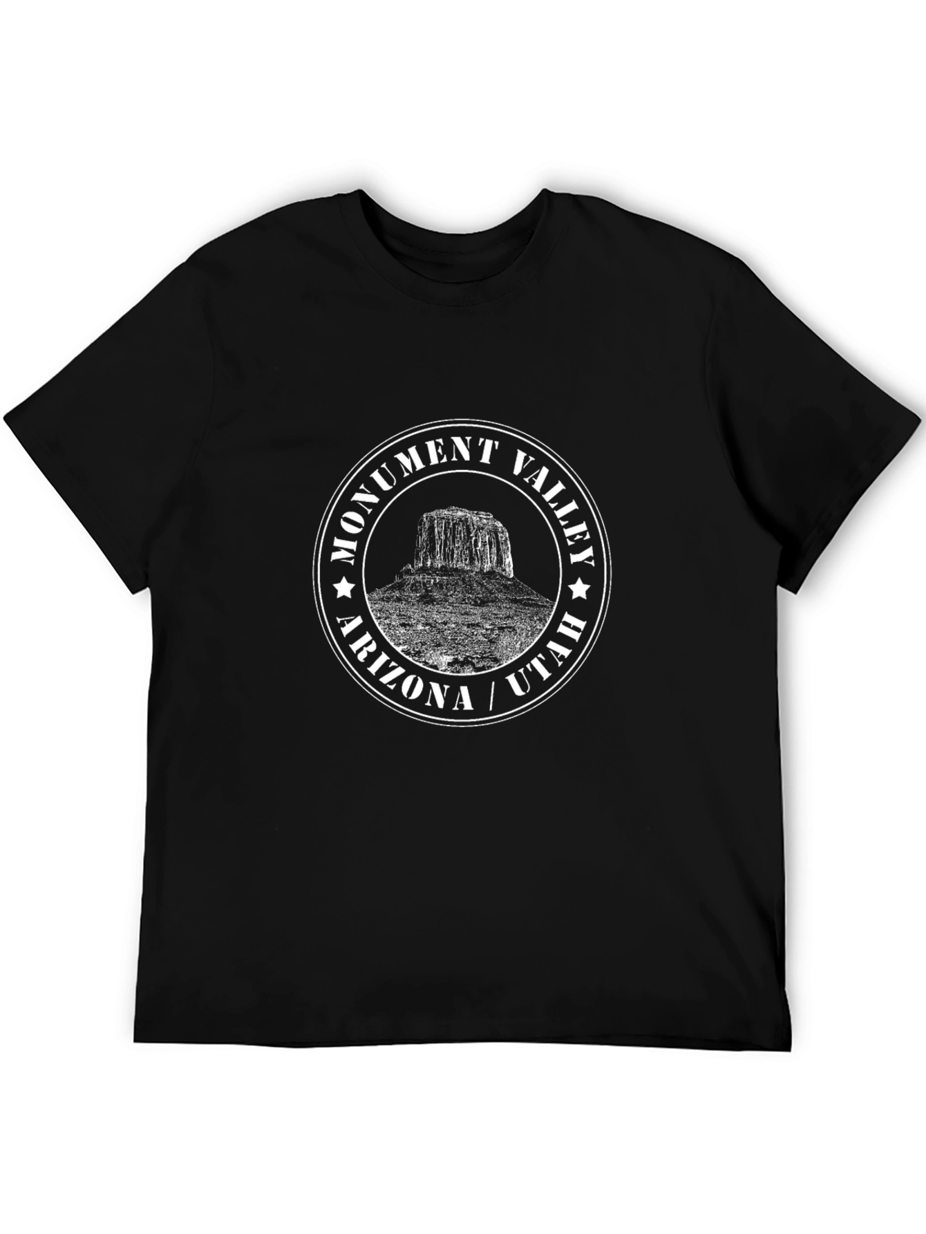 Monument Valley Arizona Utah Black T-Shirt