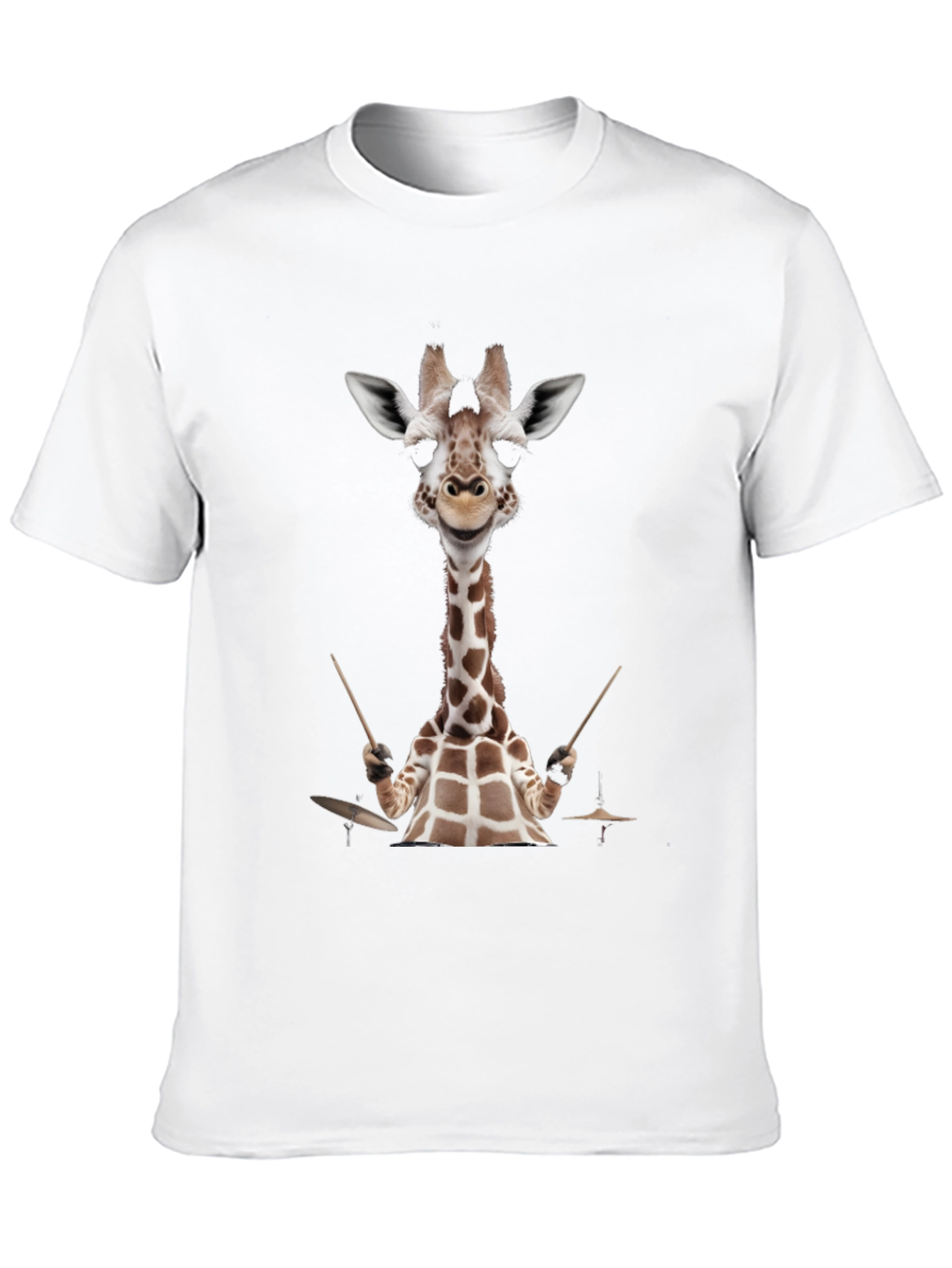 Giraffe Drummer Graphic Tee
