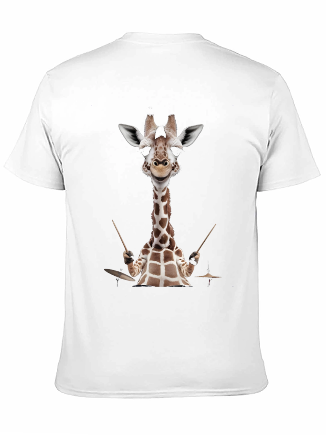 Giraffe Drummer Graphic Tee