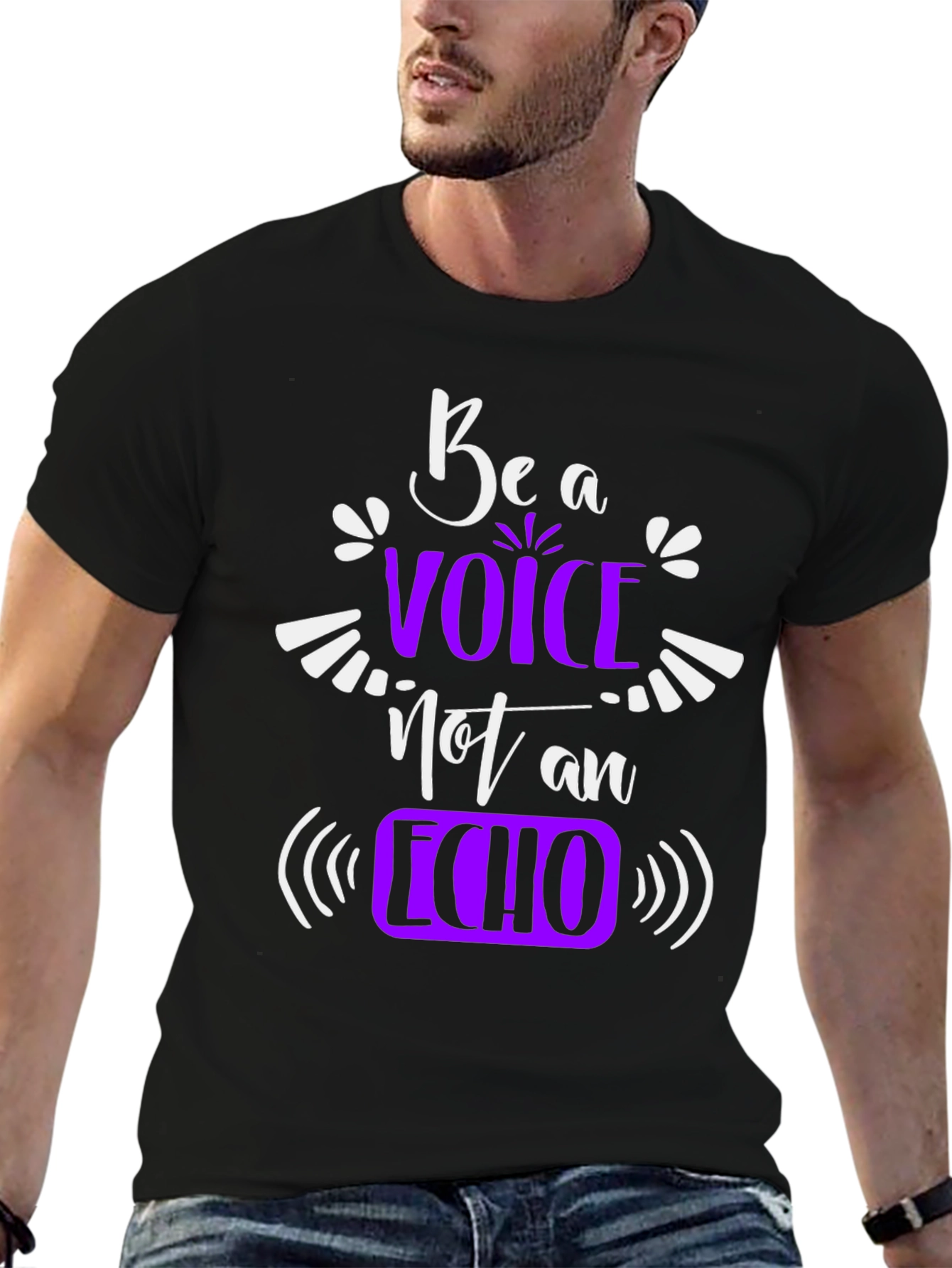 Be a Voice Not an Echo Graphic T-Shirt