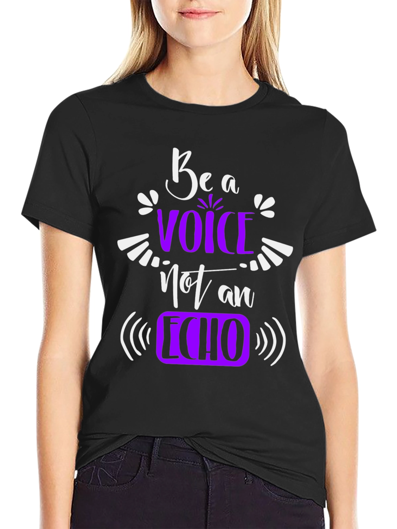 Be a Voice Not an Echo Graphic T-Shirt