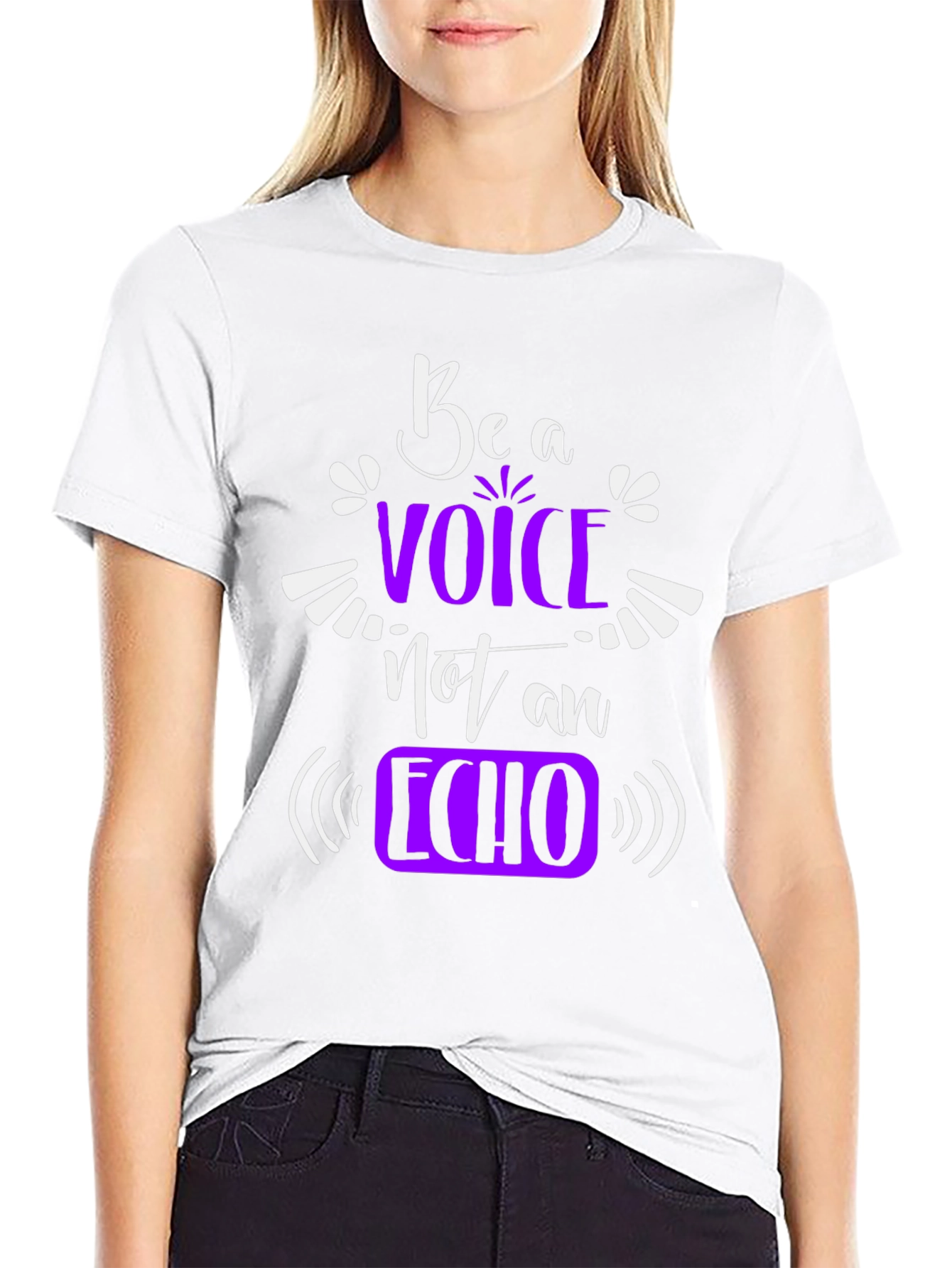 Be a Voice Not an Echo Graphic T-Shirt