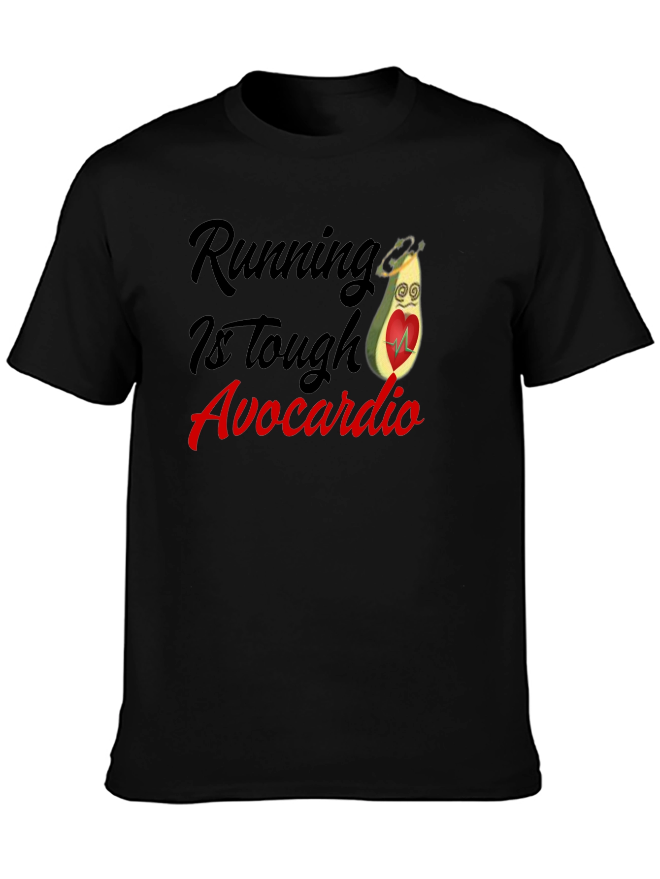 Running Is Tough Avocardio T-Shirt