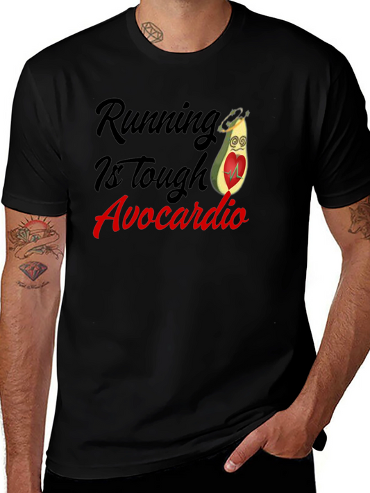 Running Is Tough Avocardio T-Shirt