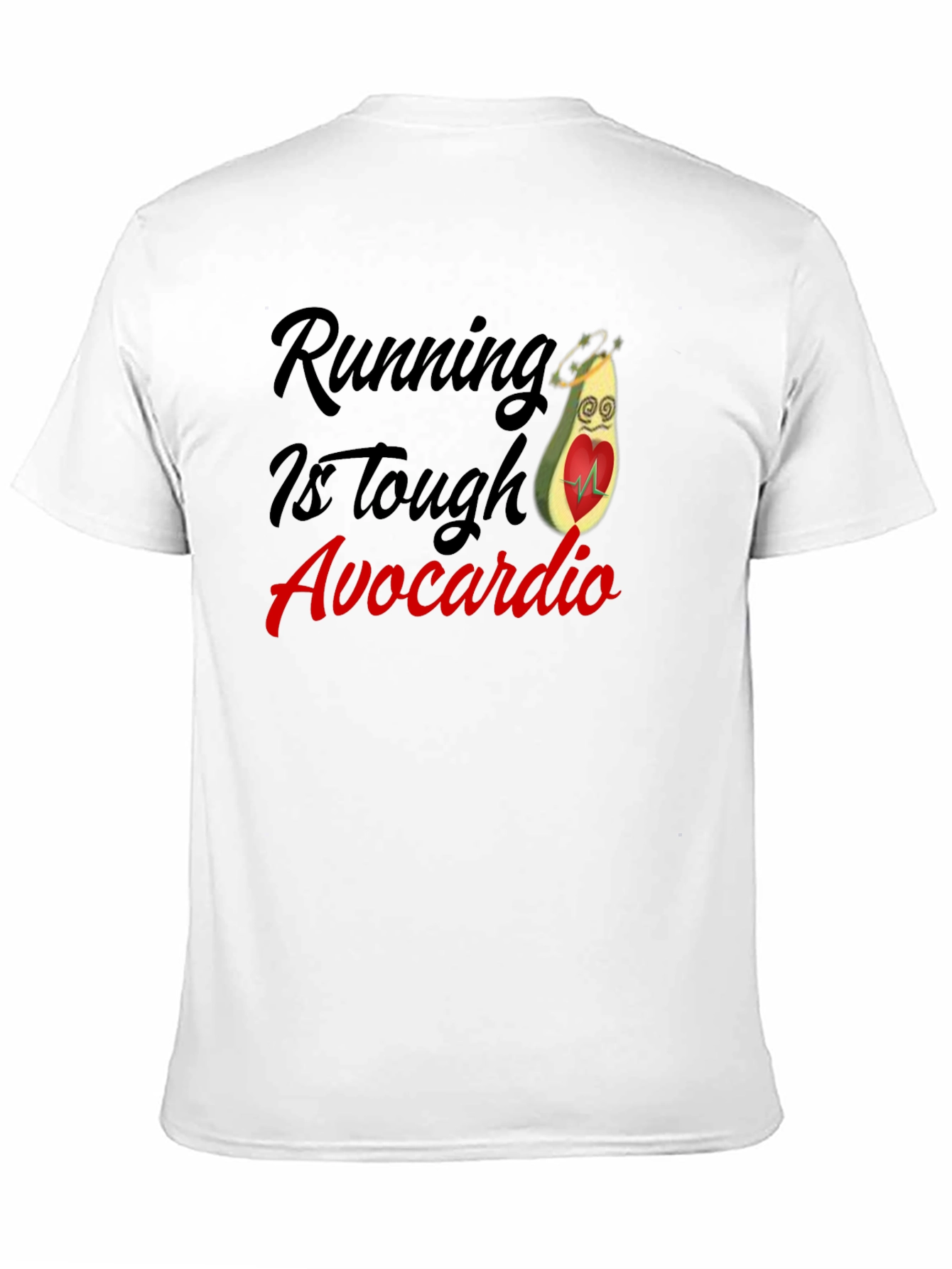 Running Is Tough Avocardio T-Shirt