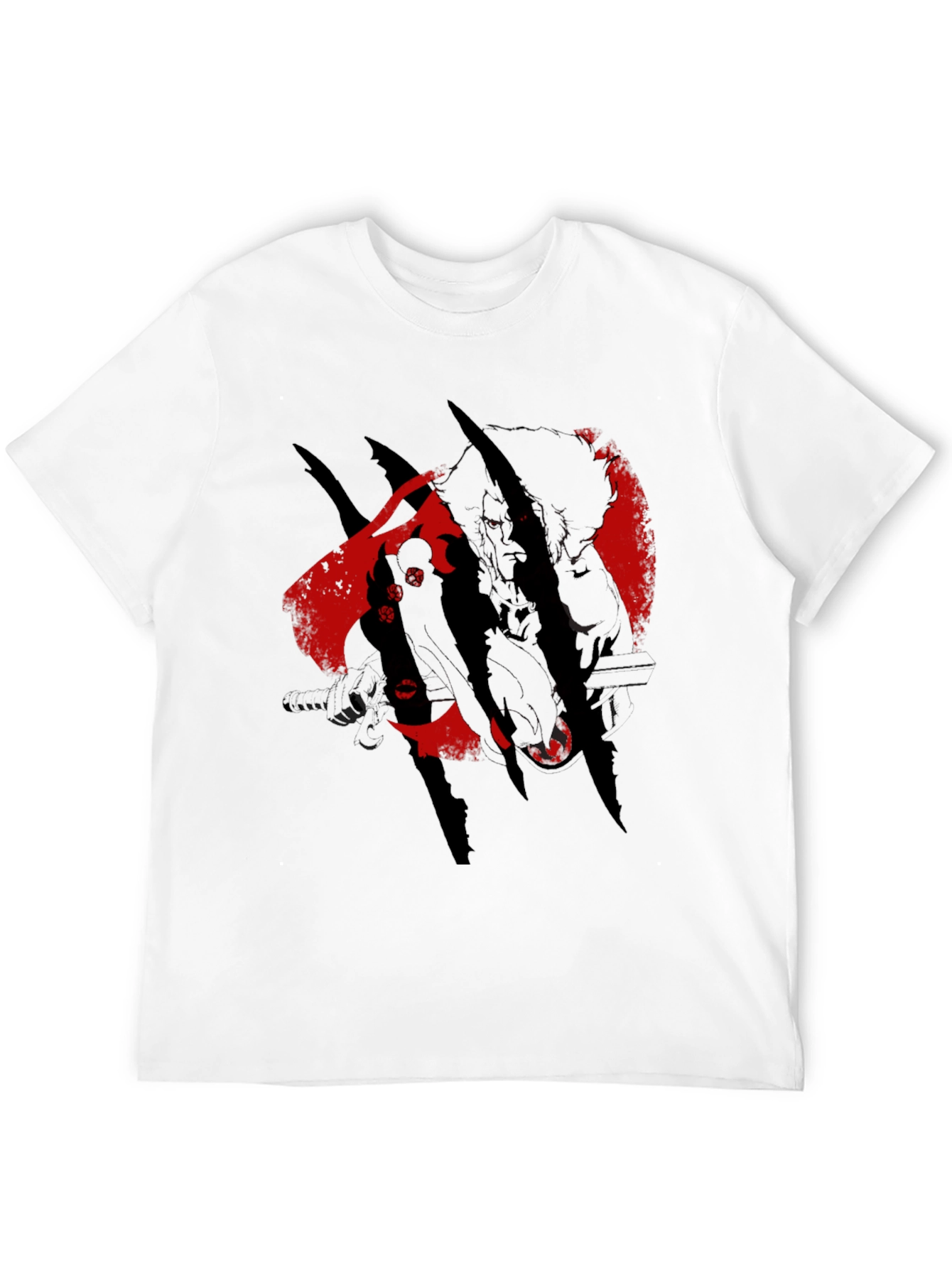 Black Graphic Tee - Vampire Hunter Design
