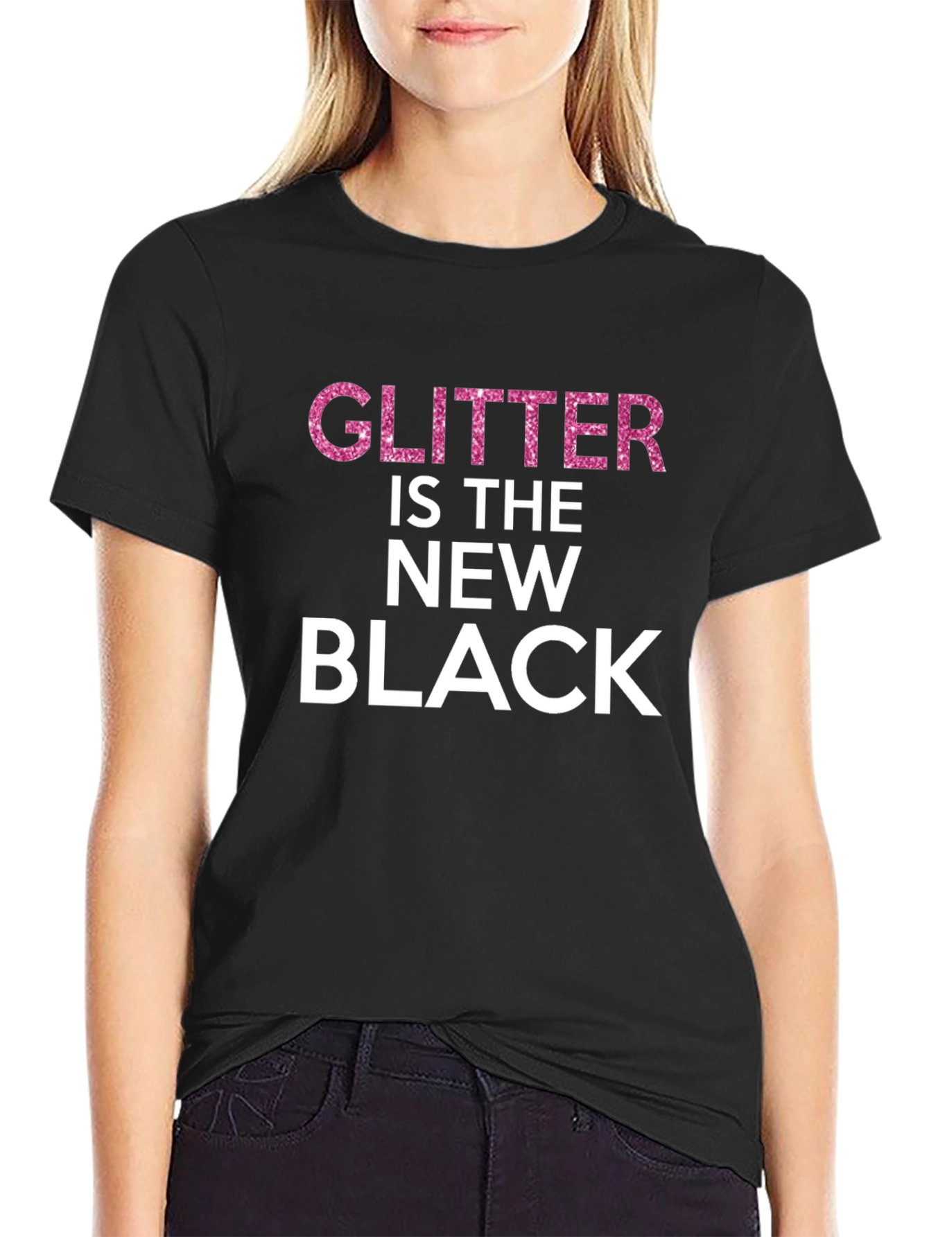 Glitter is the New Black Graphic Tee